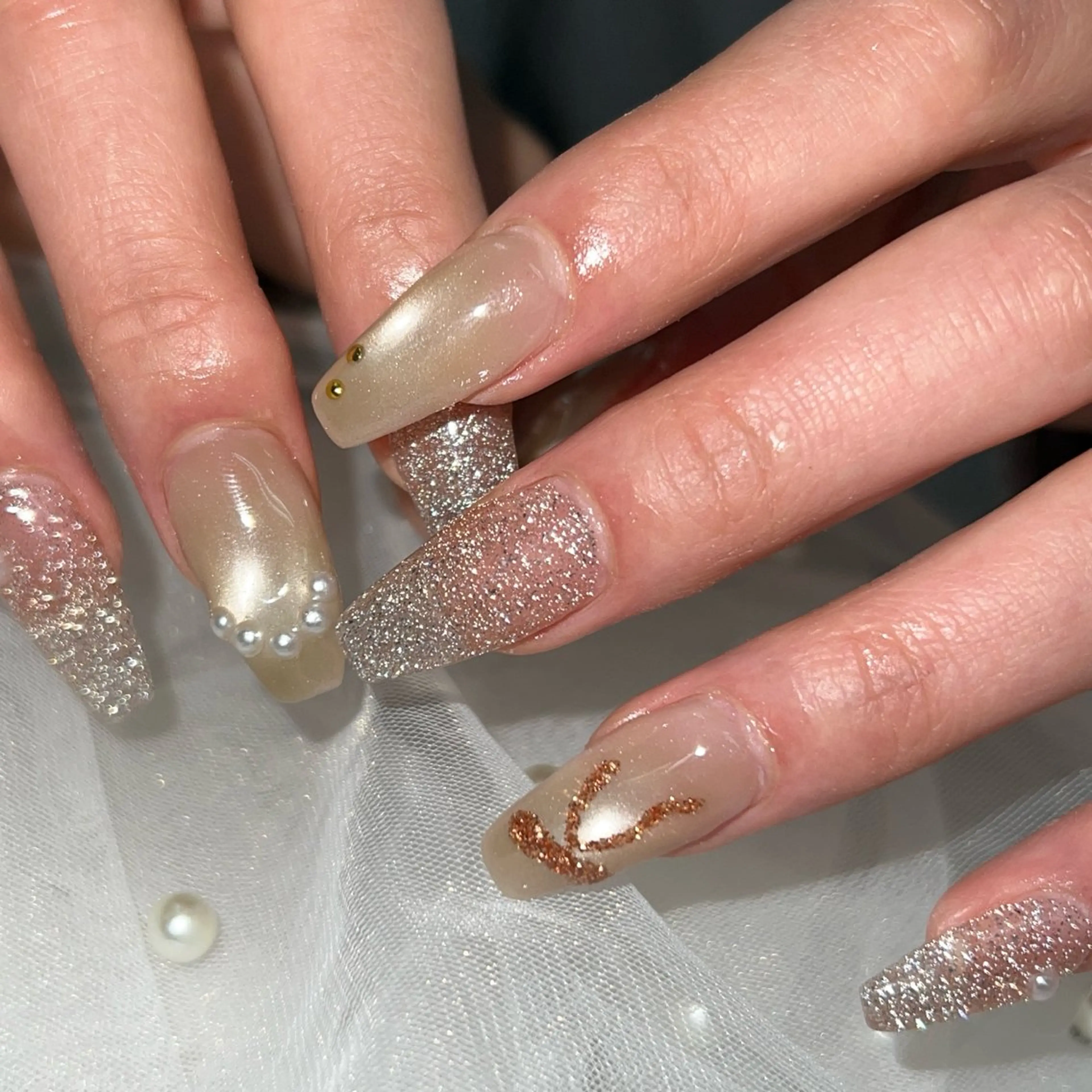 ネイル ハンドネイル tener Luna🧚のネイルデザイン