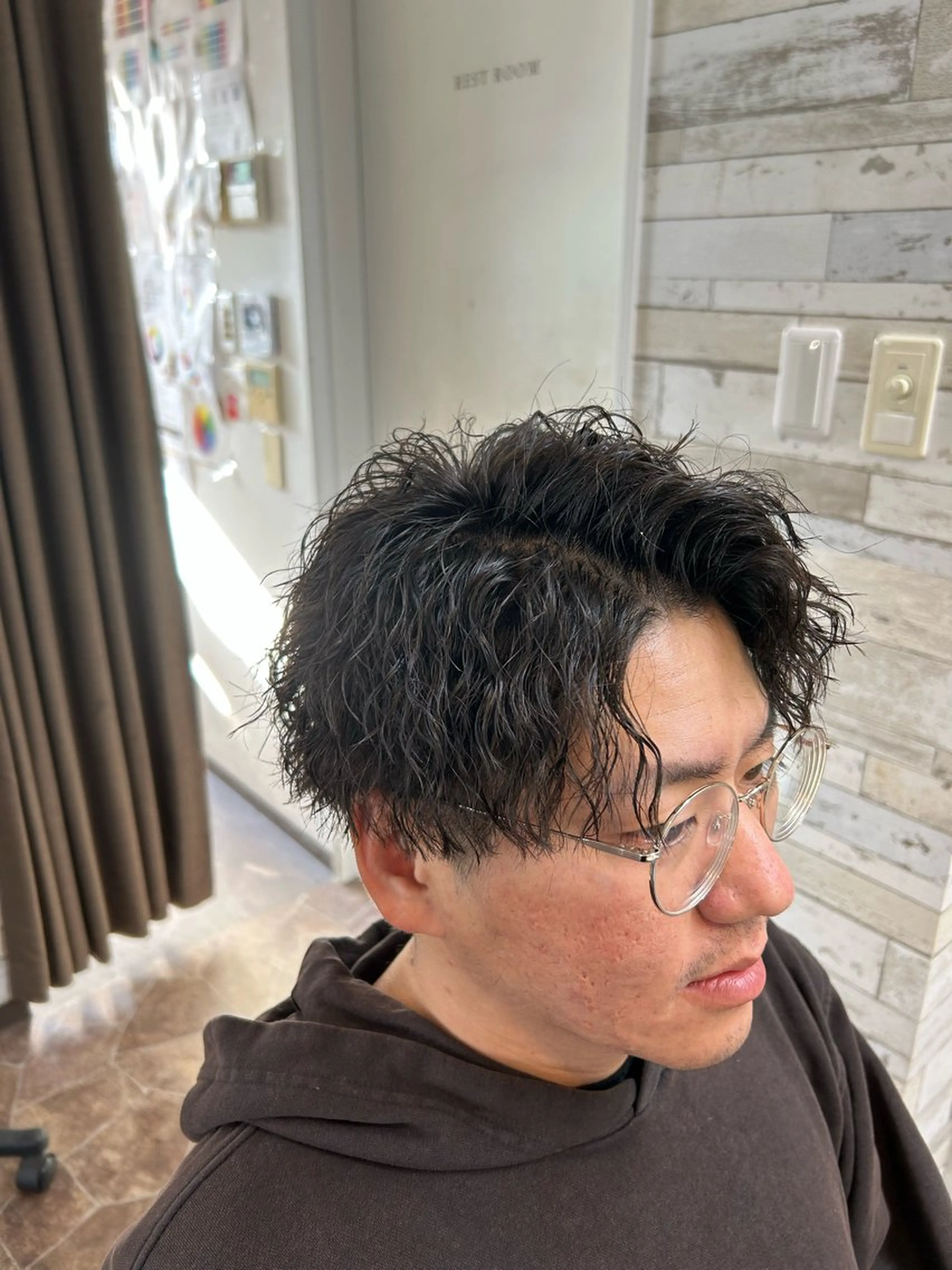 ショート パーマ メンズ カット パーマ HRK1st所属・HRK1st RYOKIのヘアスタイル