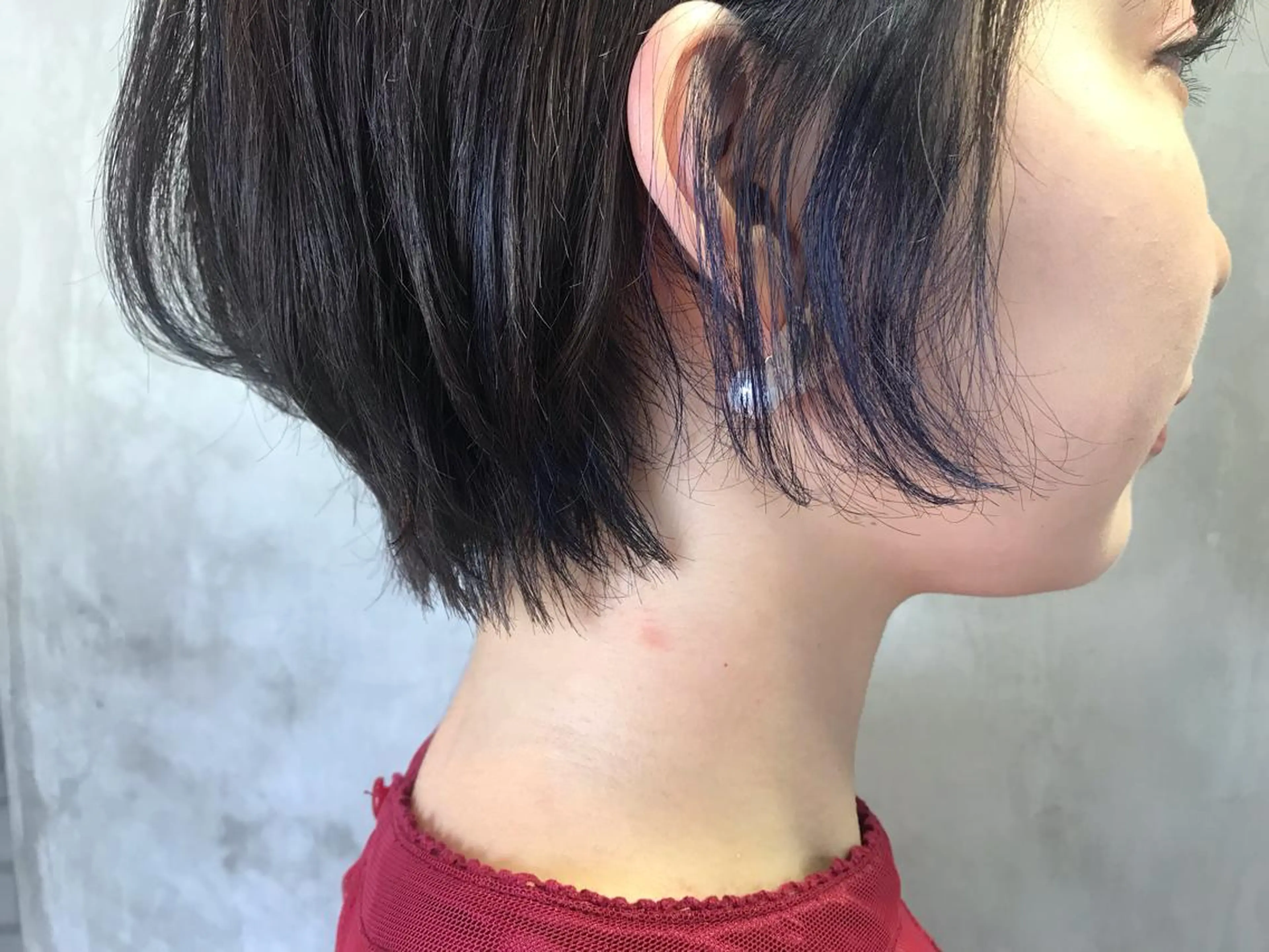 ショート カラー ブルーカラー stylist/蛯谷 珠里のヘアスタイル