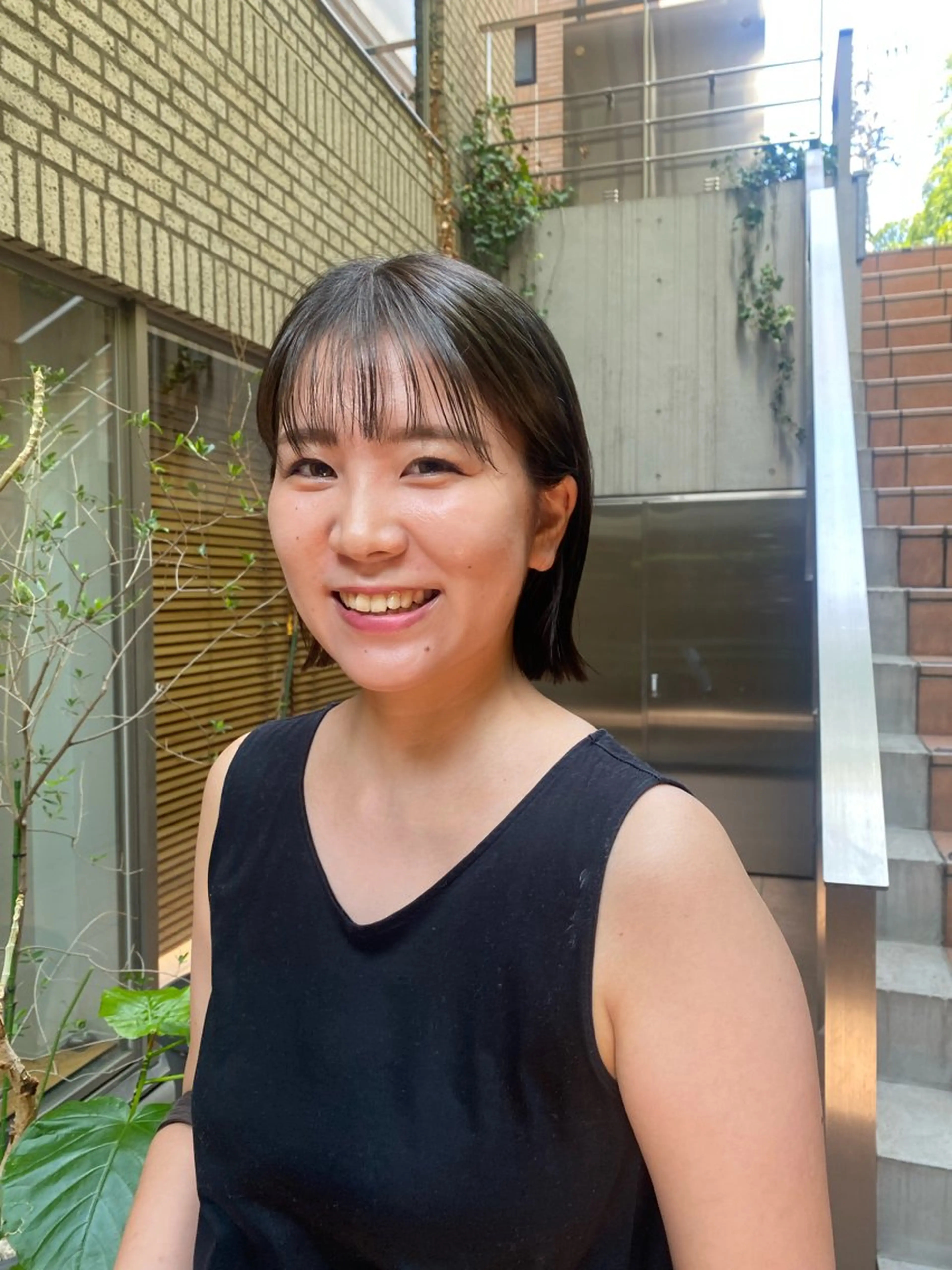 ショート アッシュ ボブ カット ヘアカラー トリートメント なみまきパーマ/ボブ パーマ🌼杉田 萌恵のヘアスタイル