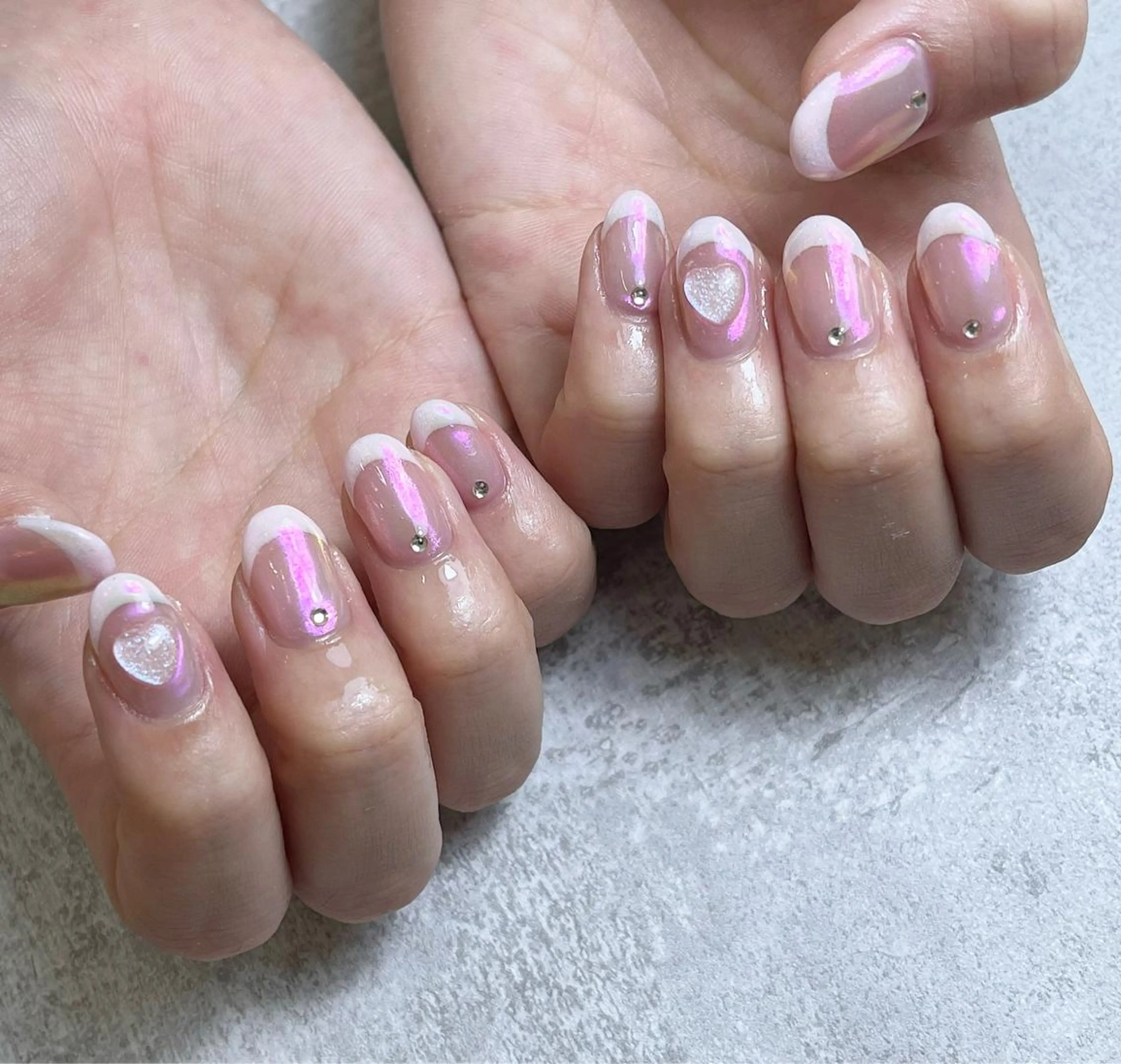 ネイル オーロラネイル #Amin所属・#Amin nail salonのネイルデザイン