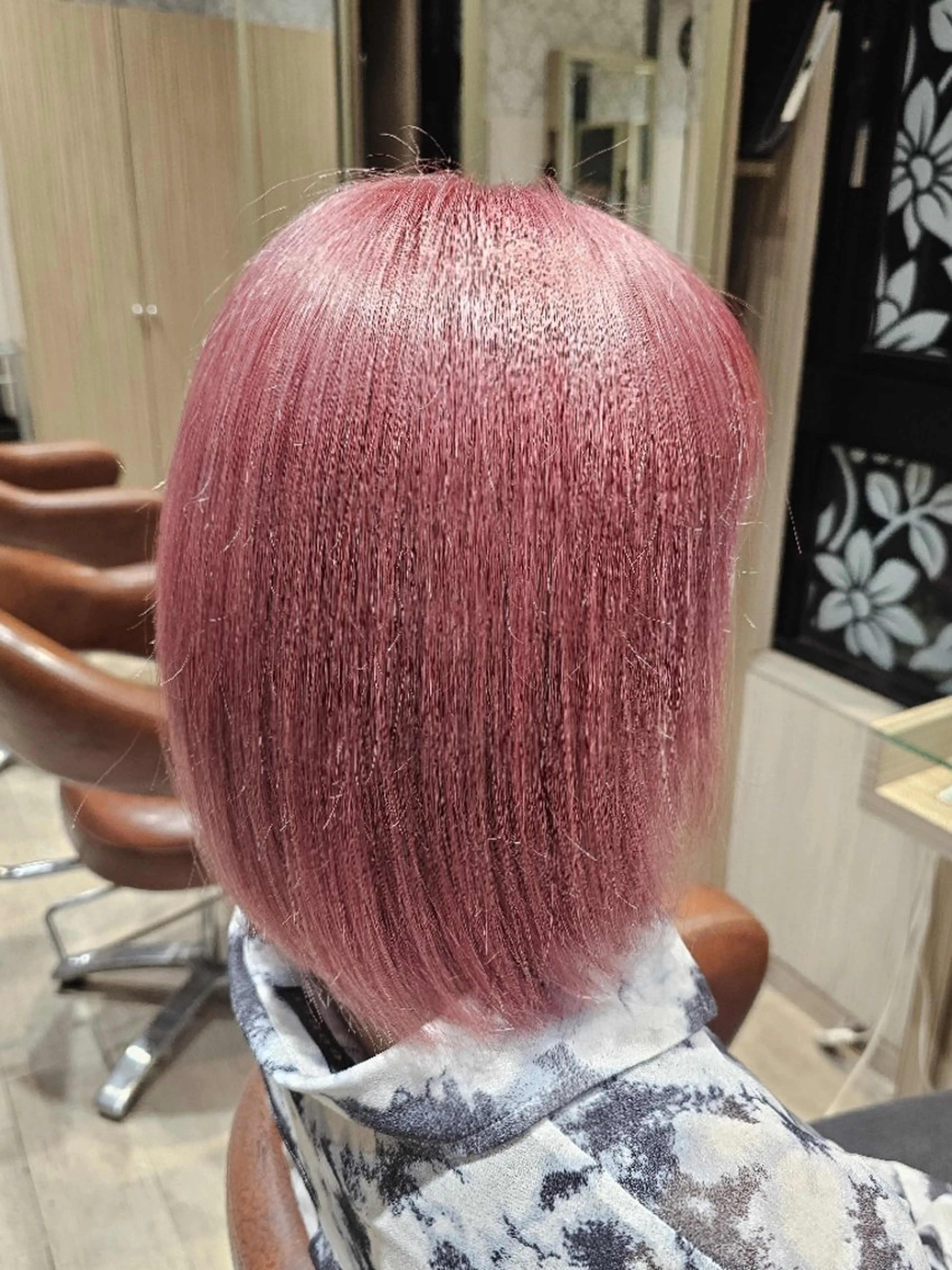 カラー ミディアム ダブルカラー ピンクカラー 🍀☘️阿部 誉叶☘️🍀のヘアスタイル