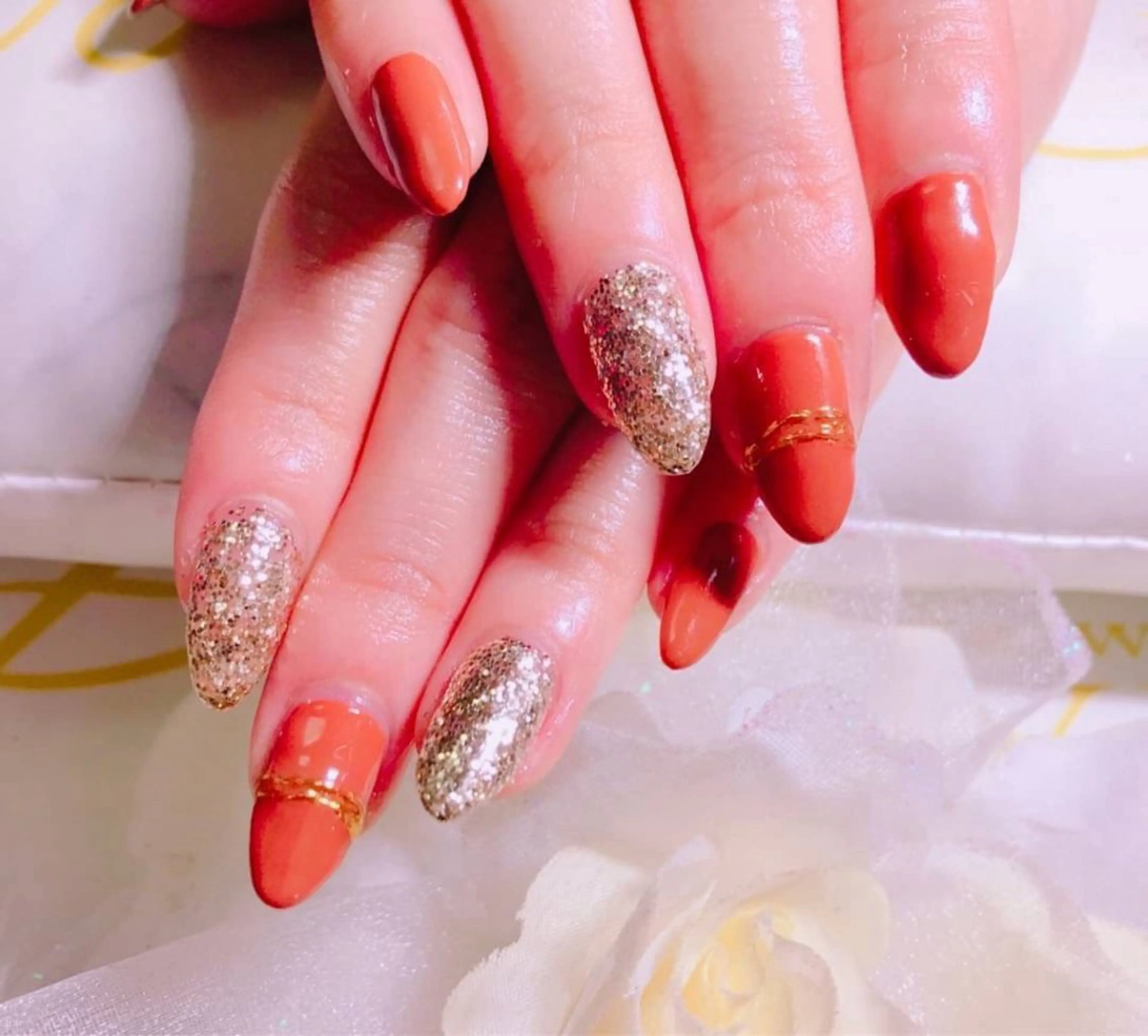 ネイル ジェルネイル 持ち込み パラジェル シンプルネイル LUCIA(ルシア）所属・LUCIA 南柏ネイルサロンのネイルデザイン