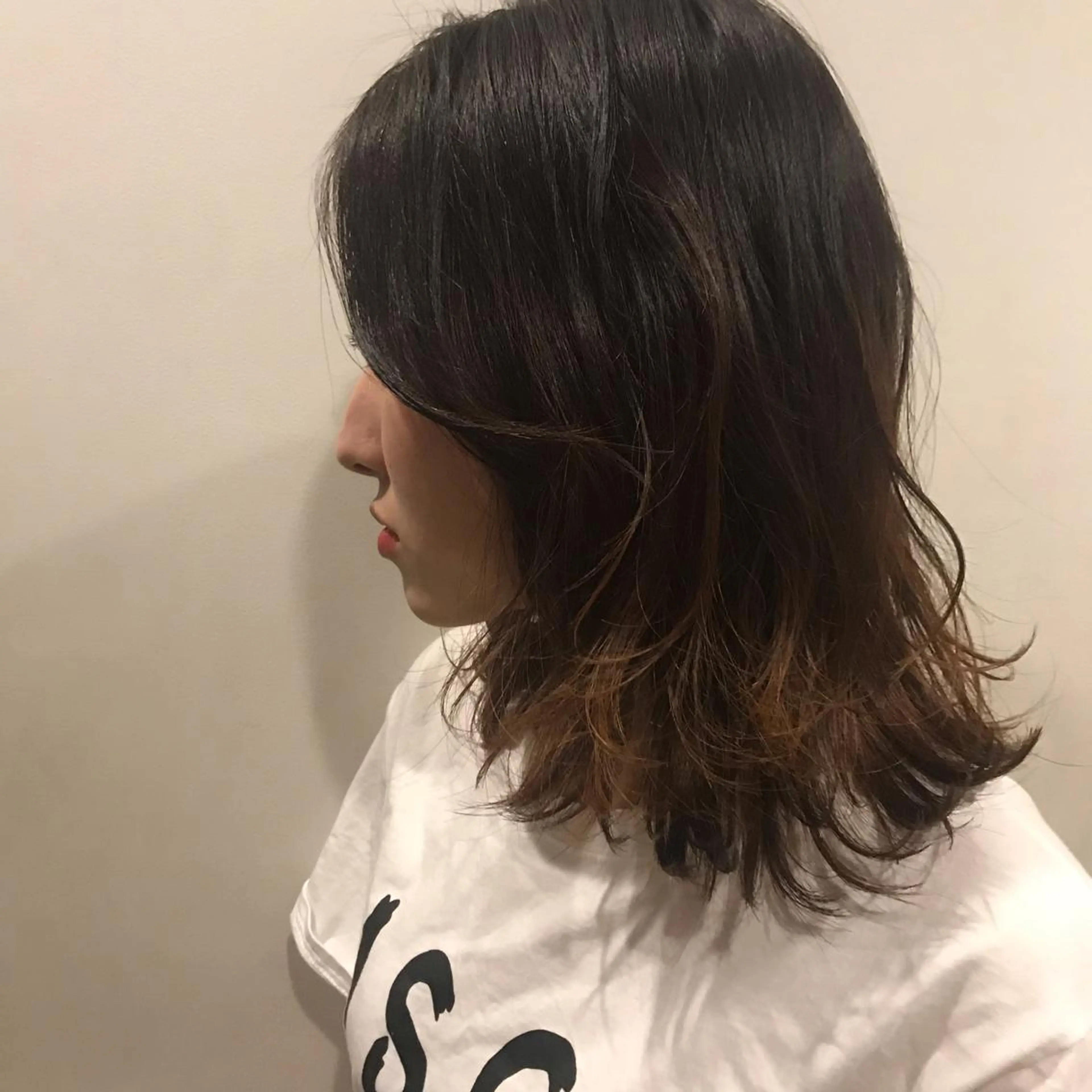 ミディアム カラー パーマ めざわ ゆうきのヘアスタイル