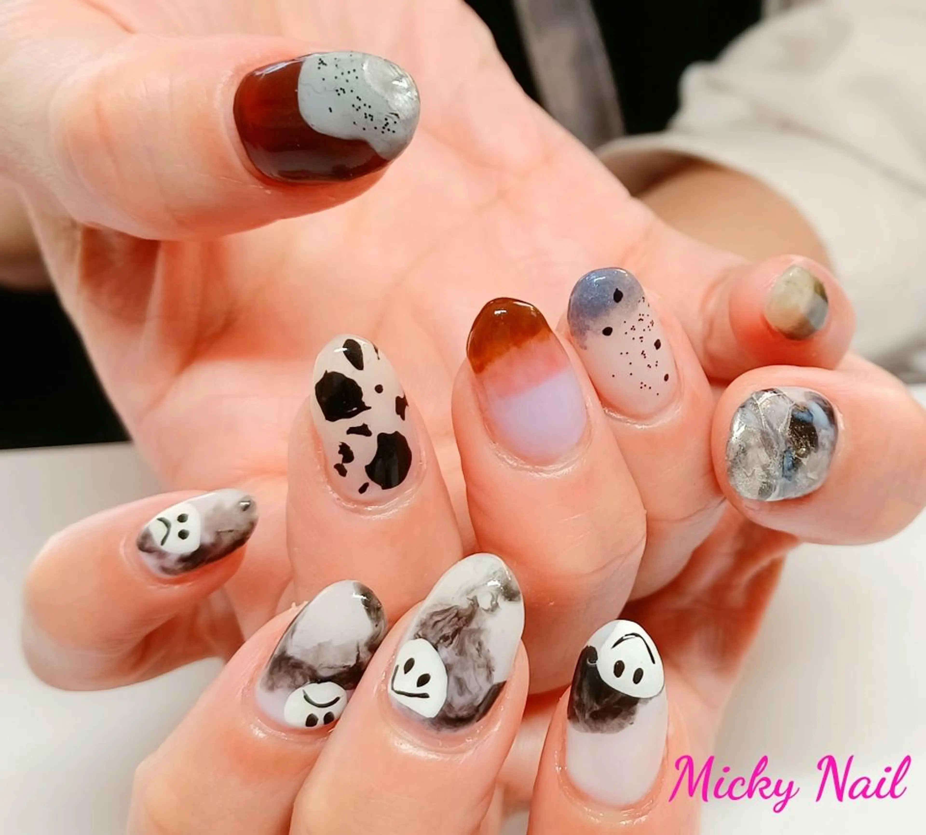 ネイル アートネイル 持ち込み Micky nail chikushinoのネイルデザイン