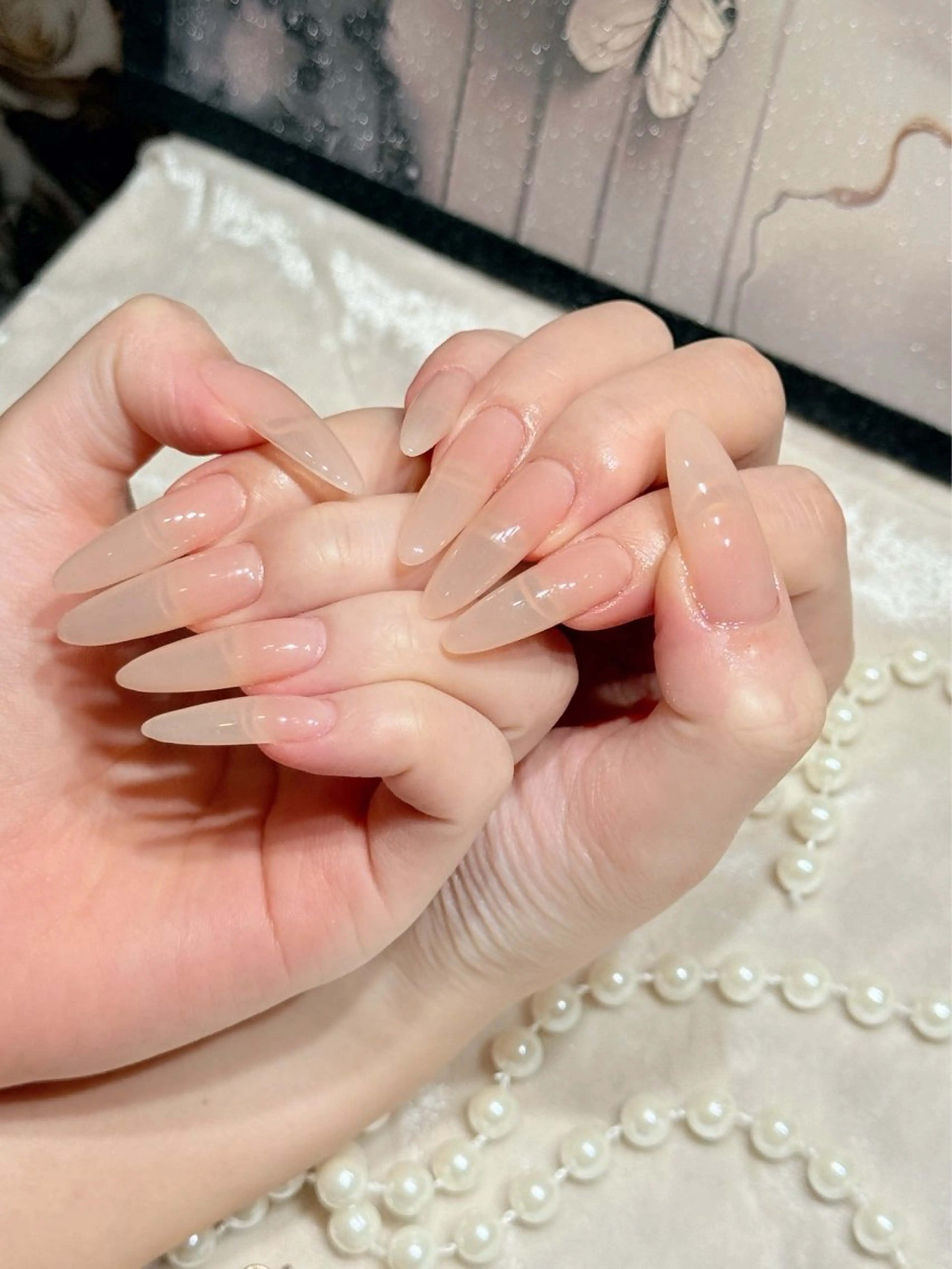 ネイル アートネイル フットネイル ジェルネイル ハート マグネットネイル Babarla Nailのネイルデザイン