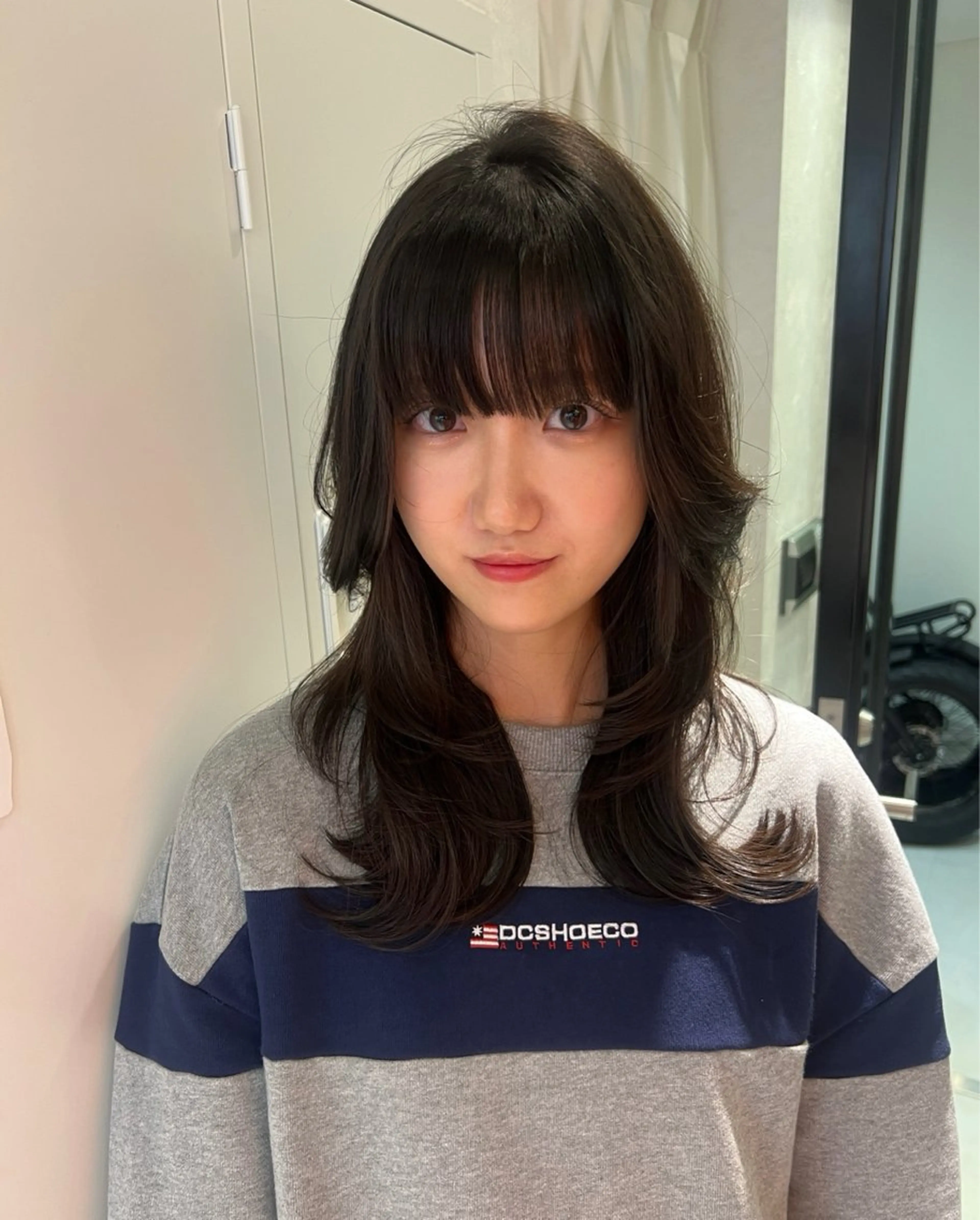 ロング ブリーチ/ウルフ ハッシュカット/石山のヘアスタイル