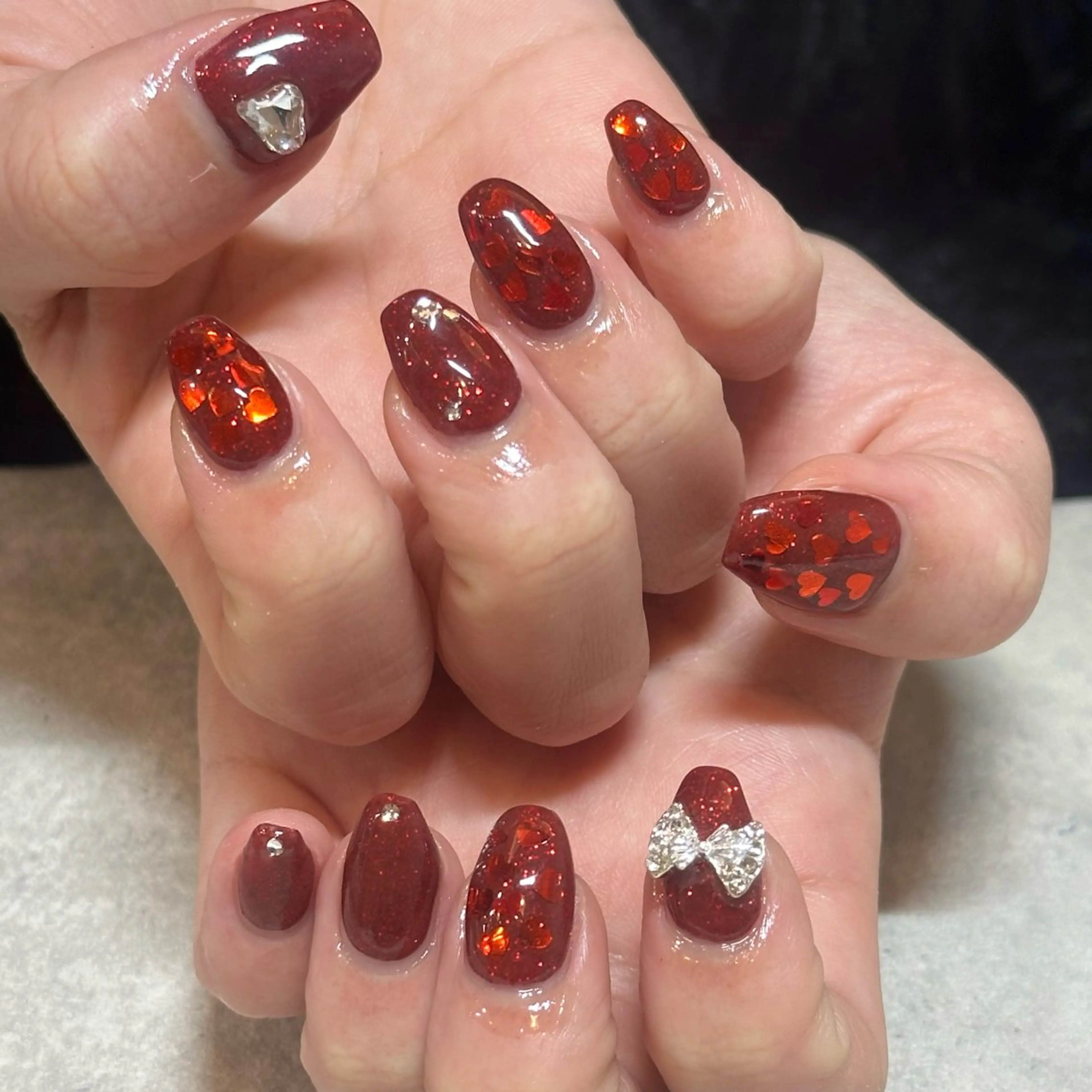 ネイル ハンドネイル ひらい さなのネイルデザイン