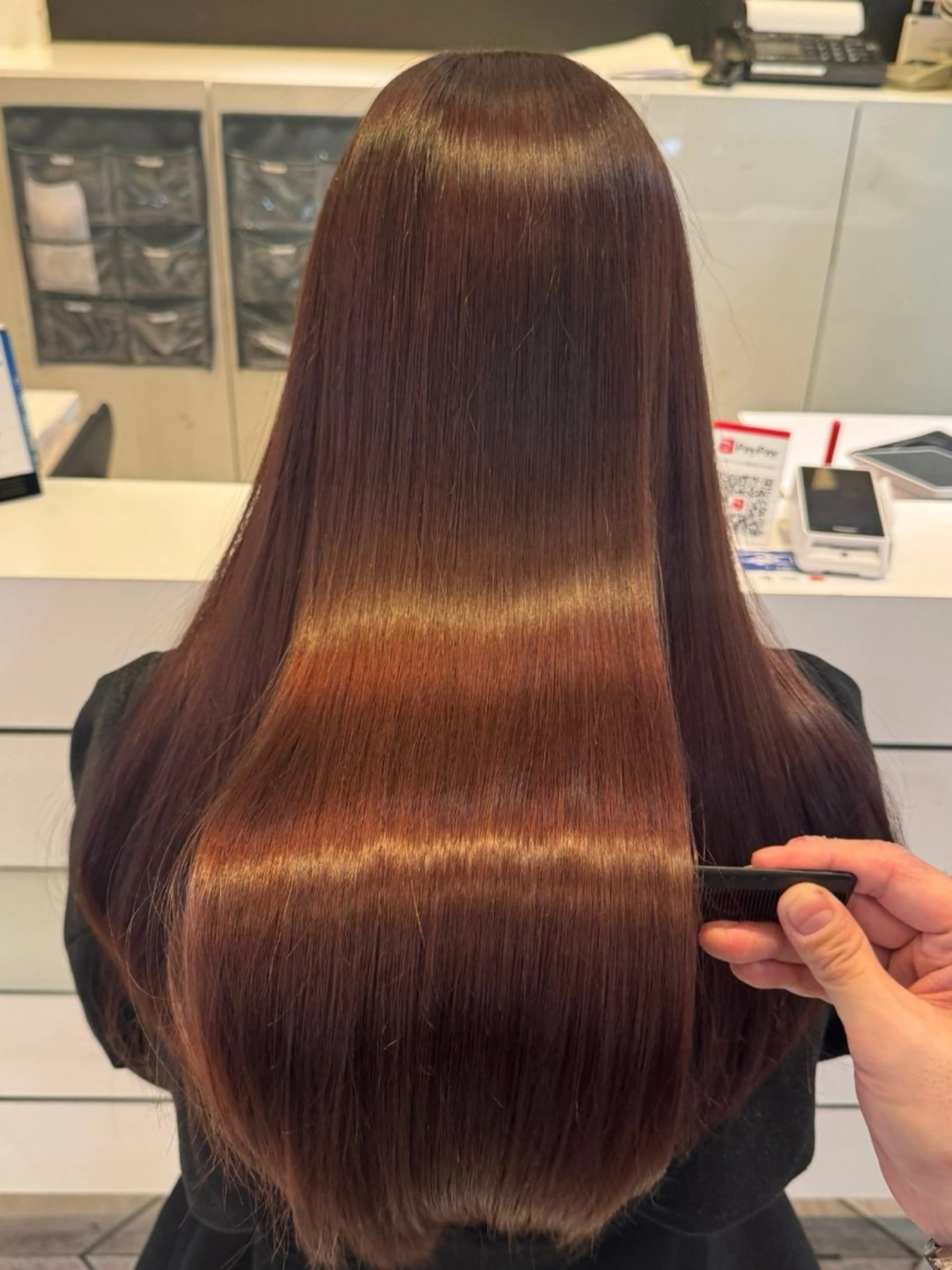 ミディアム ヘアカラー 艶髪レイヤーの王 復活の大澤竜馬のヘアスタイル