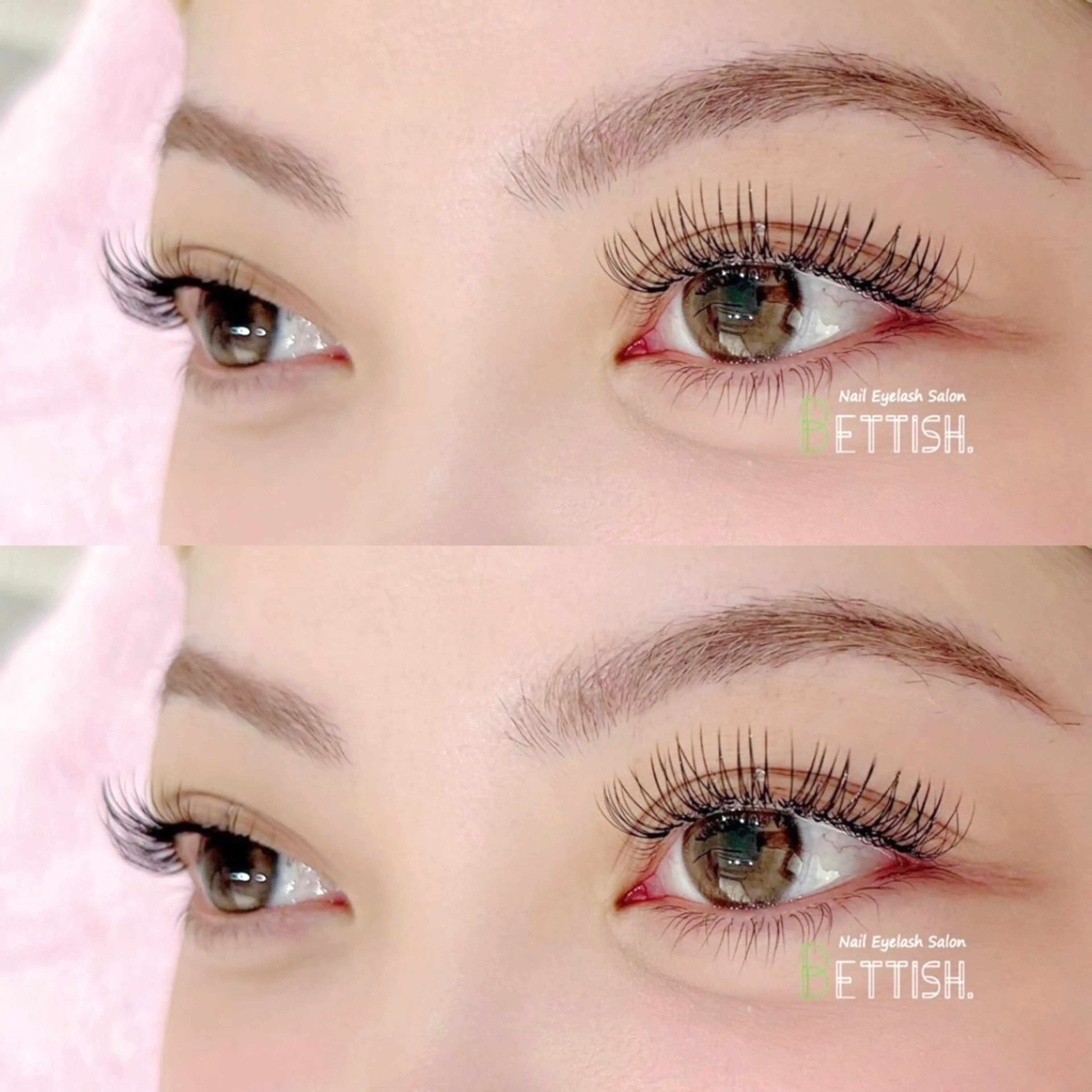 マツエク・マツパ BETTISH🩵 SERIのマツエク・マツパデザイン