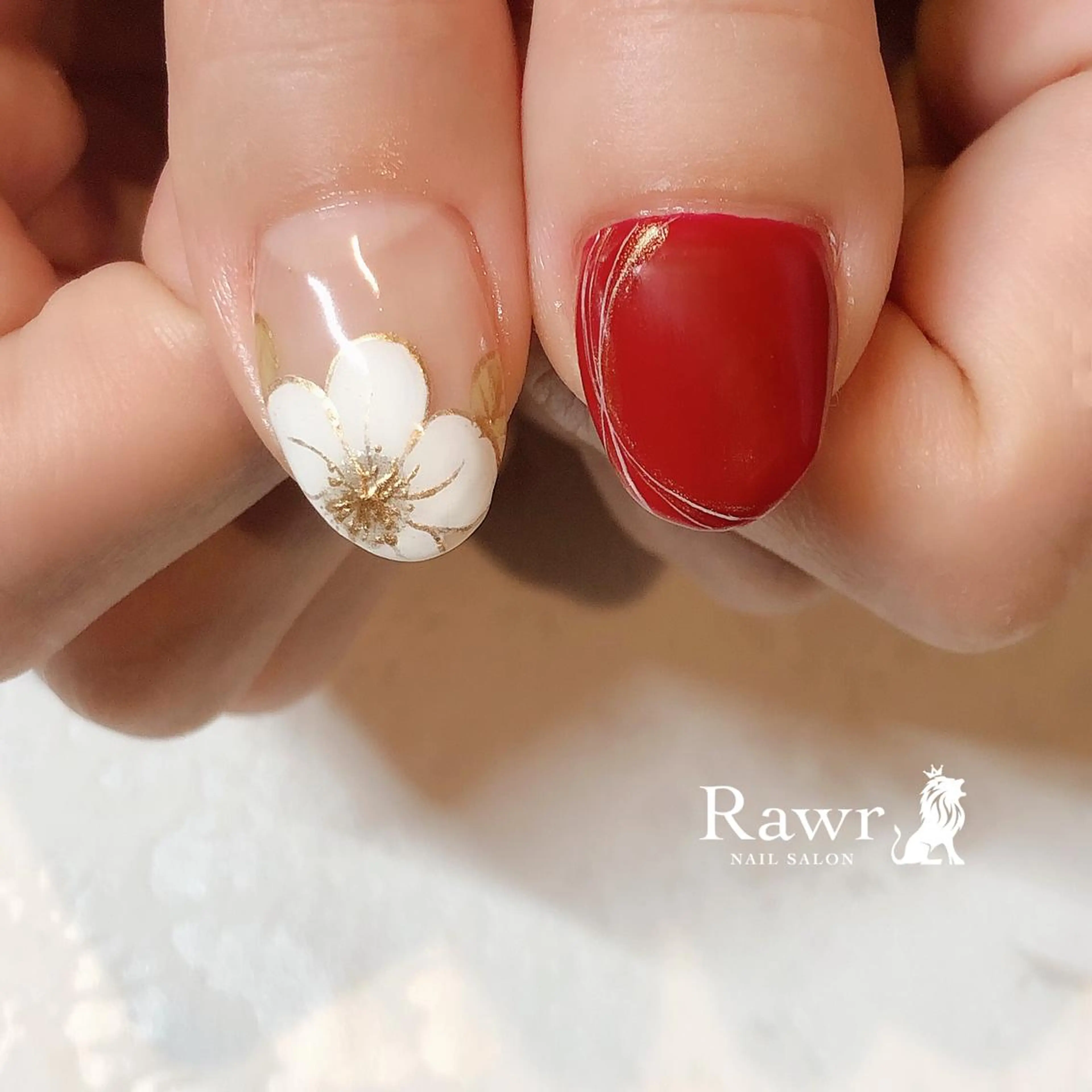 ネイル ハンドネイル Rawr / saoriのネイルデザイン