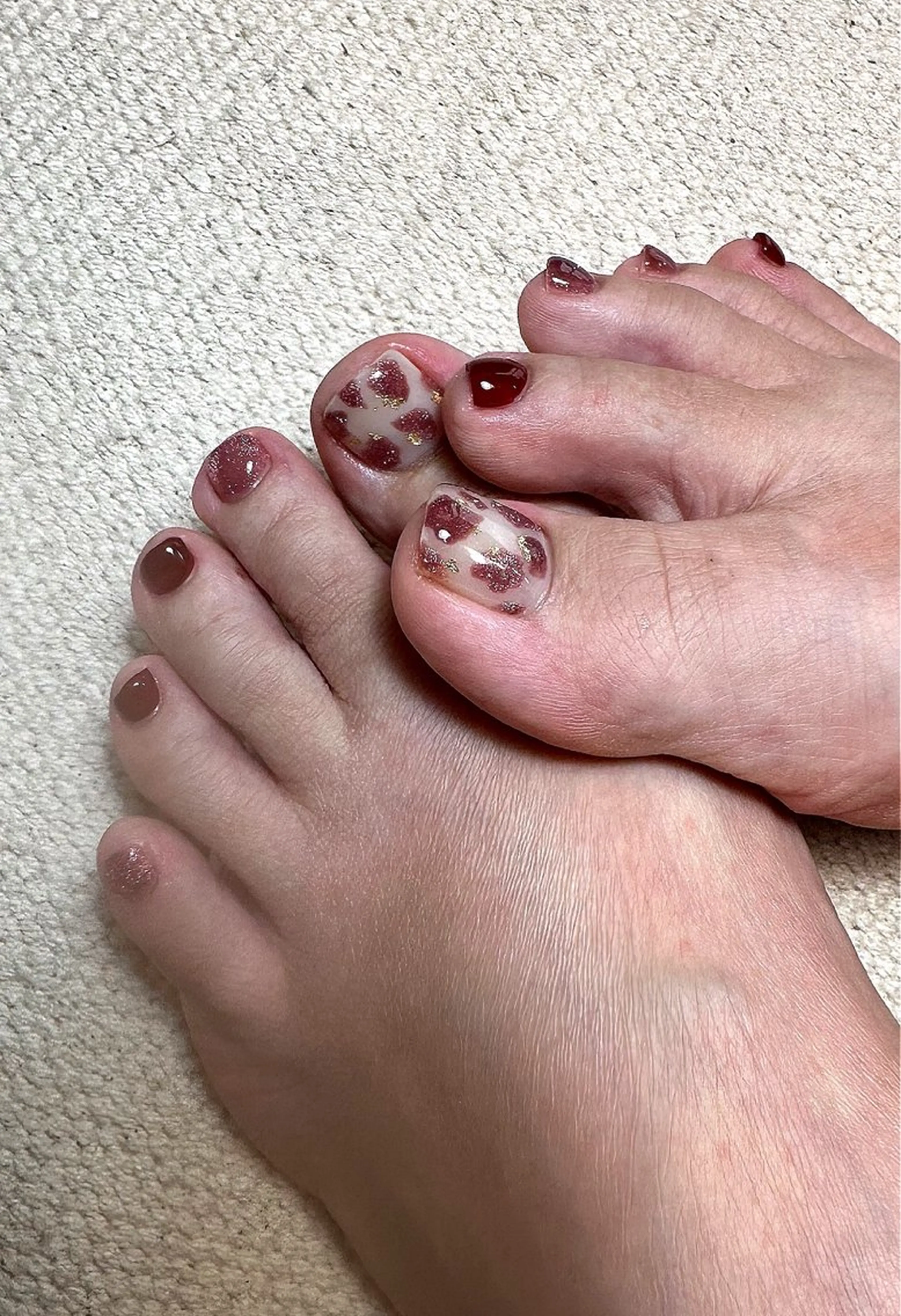 ネイル アニマル柄 ハンドネイル nail campのネイルデザイン