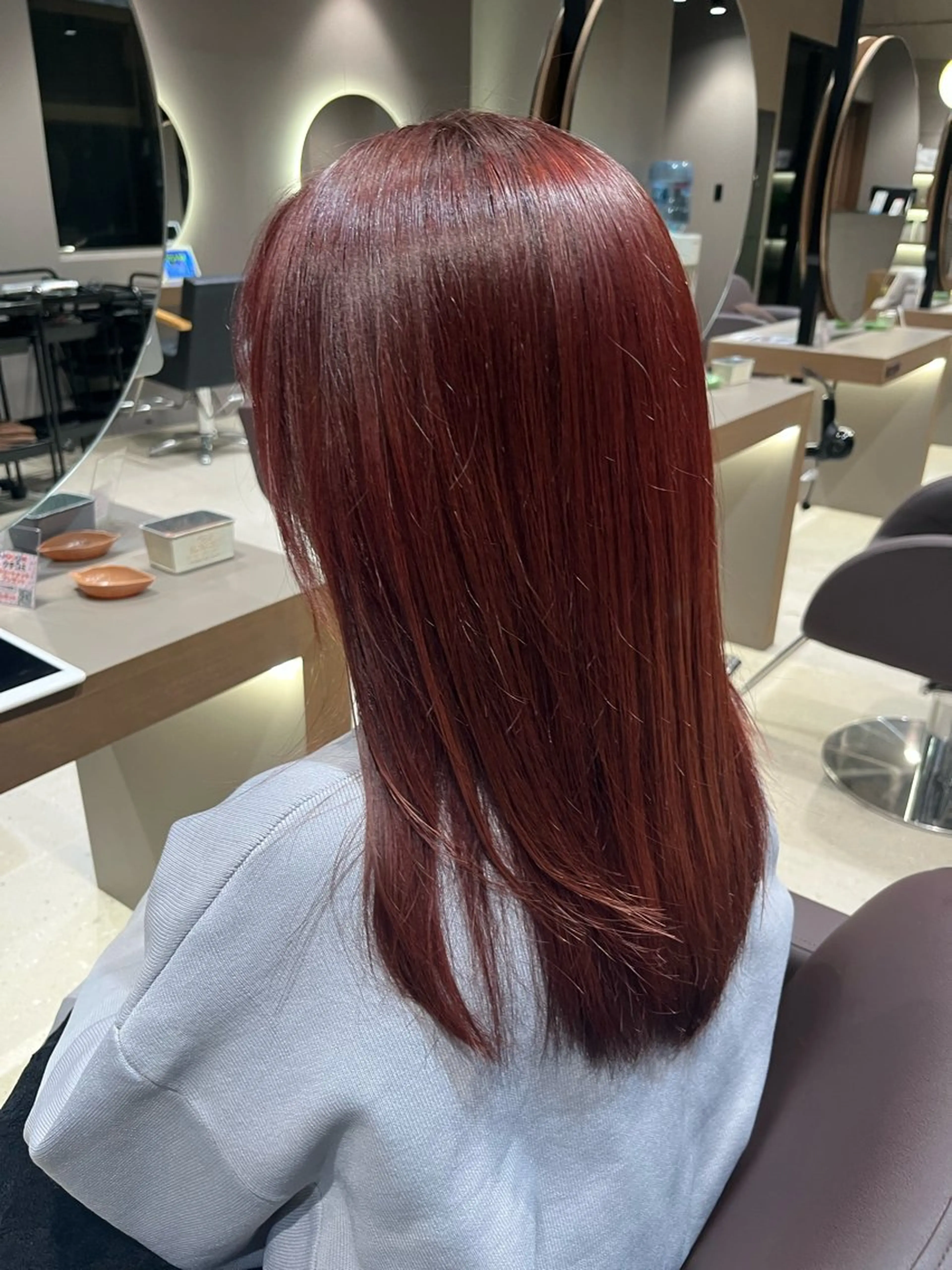 ミディアム カラー カット ヘアカラー 🎀 おばま みゆう 🌼のヘアスタイル