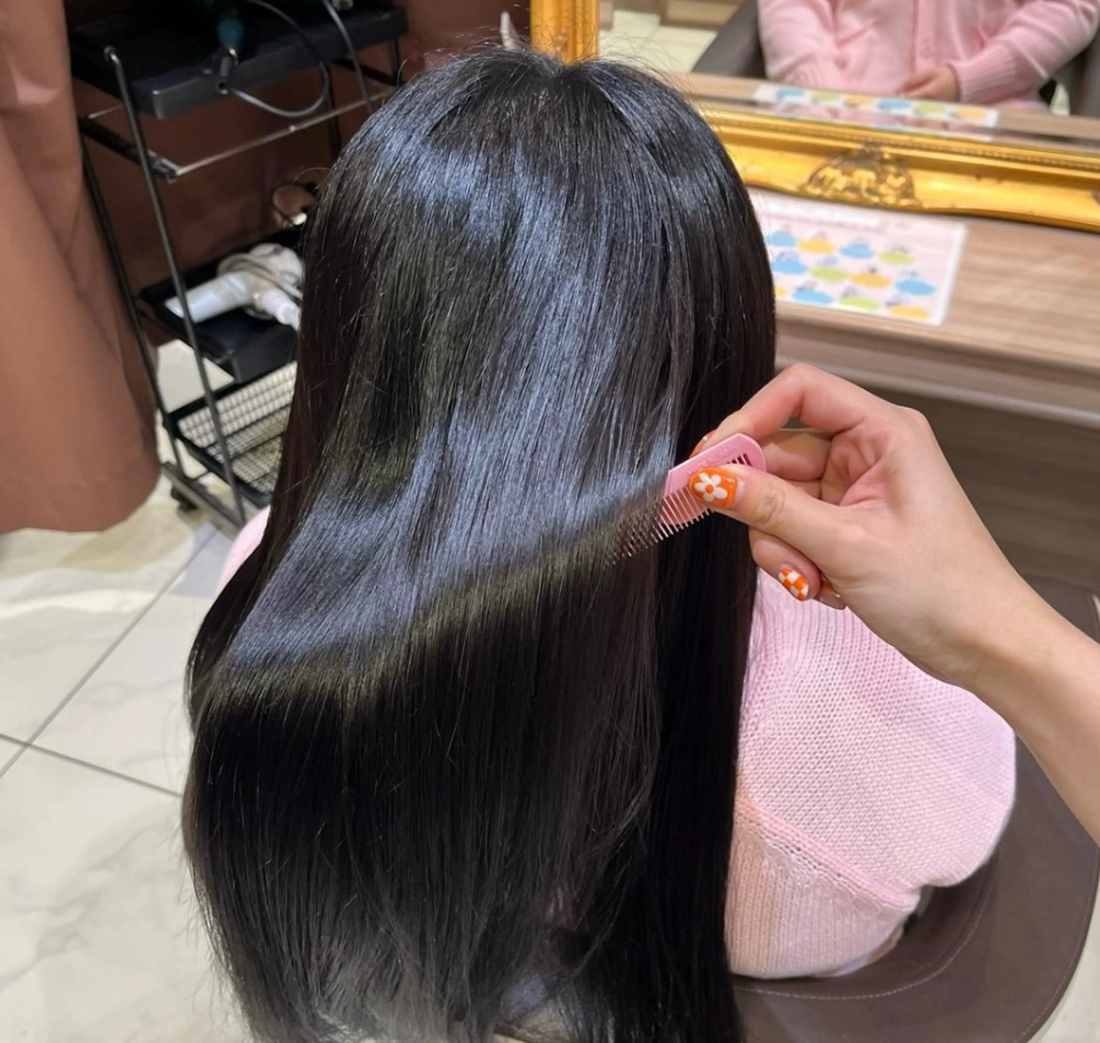 ロング 佐藤 ななせのヘアスタイル