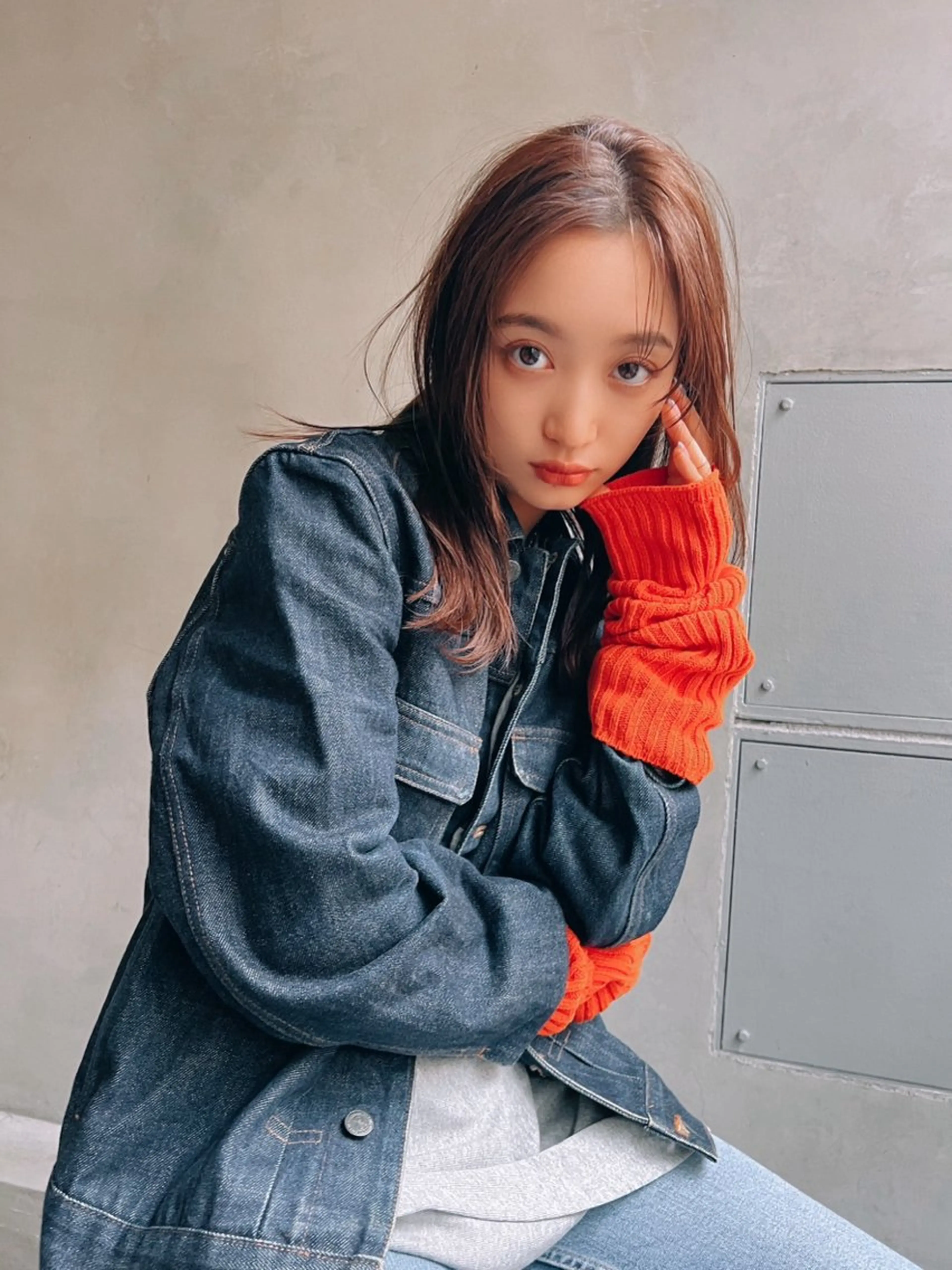 ミディアム カラー 🦋韓国/暖色カラー RENA🦋のヘアスタイル