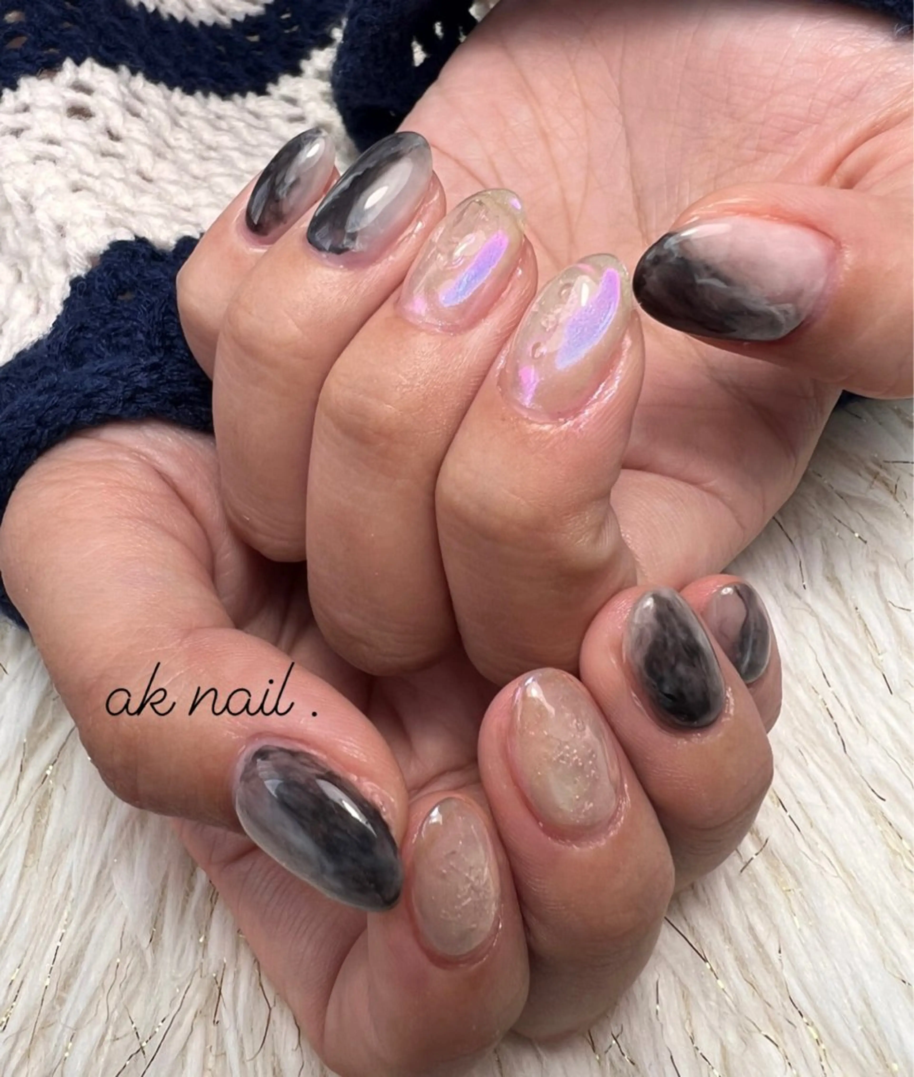 ネイル ハンドネイル ak nail .のネイルデザイン