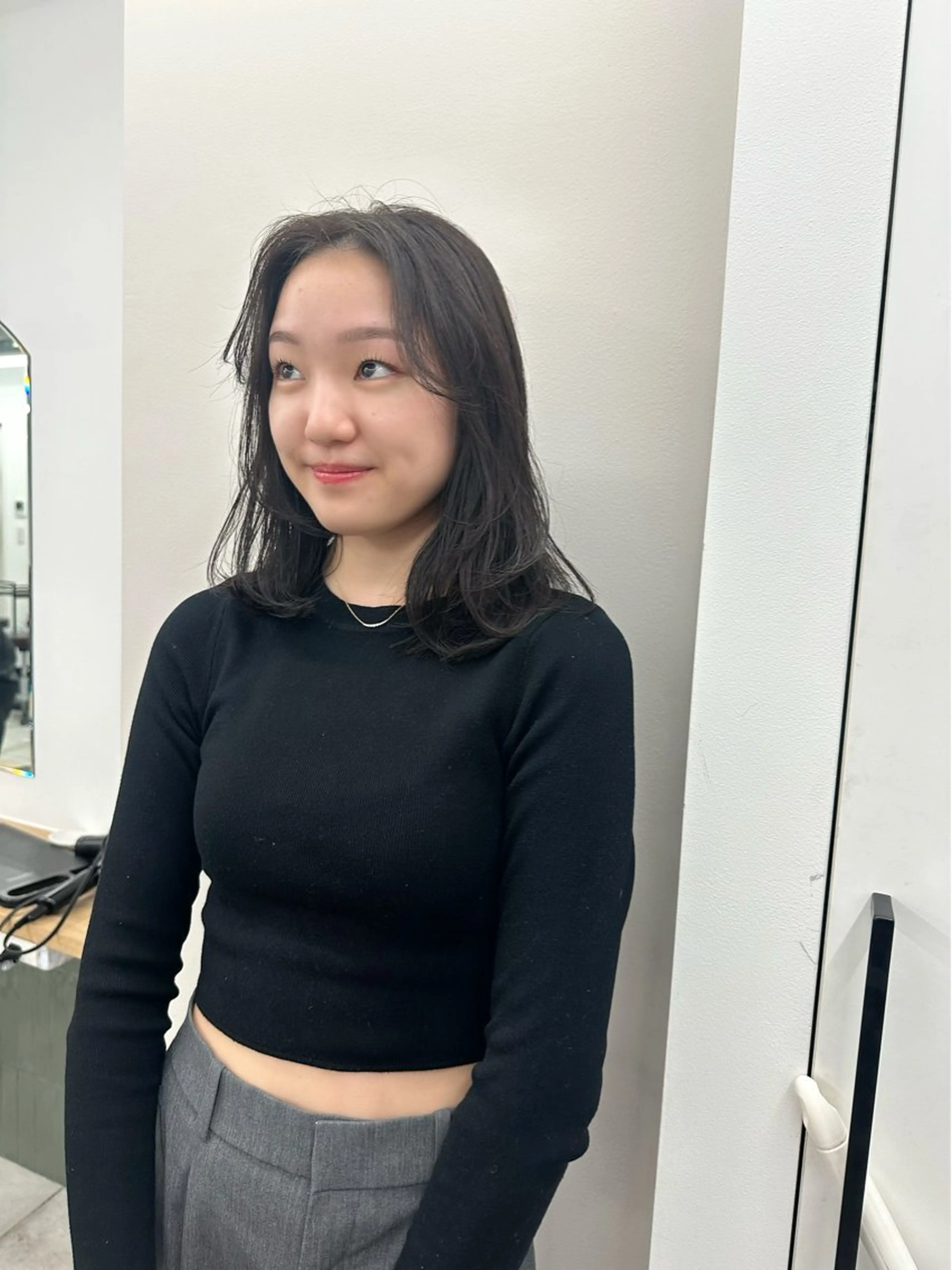 ミディアム カラー キッズ カット ヘアカラー トリートメント オトナヘア🌸 harukaのヘアスタイル