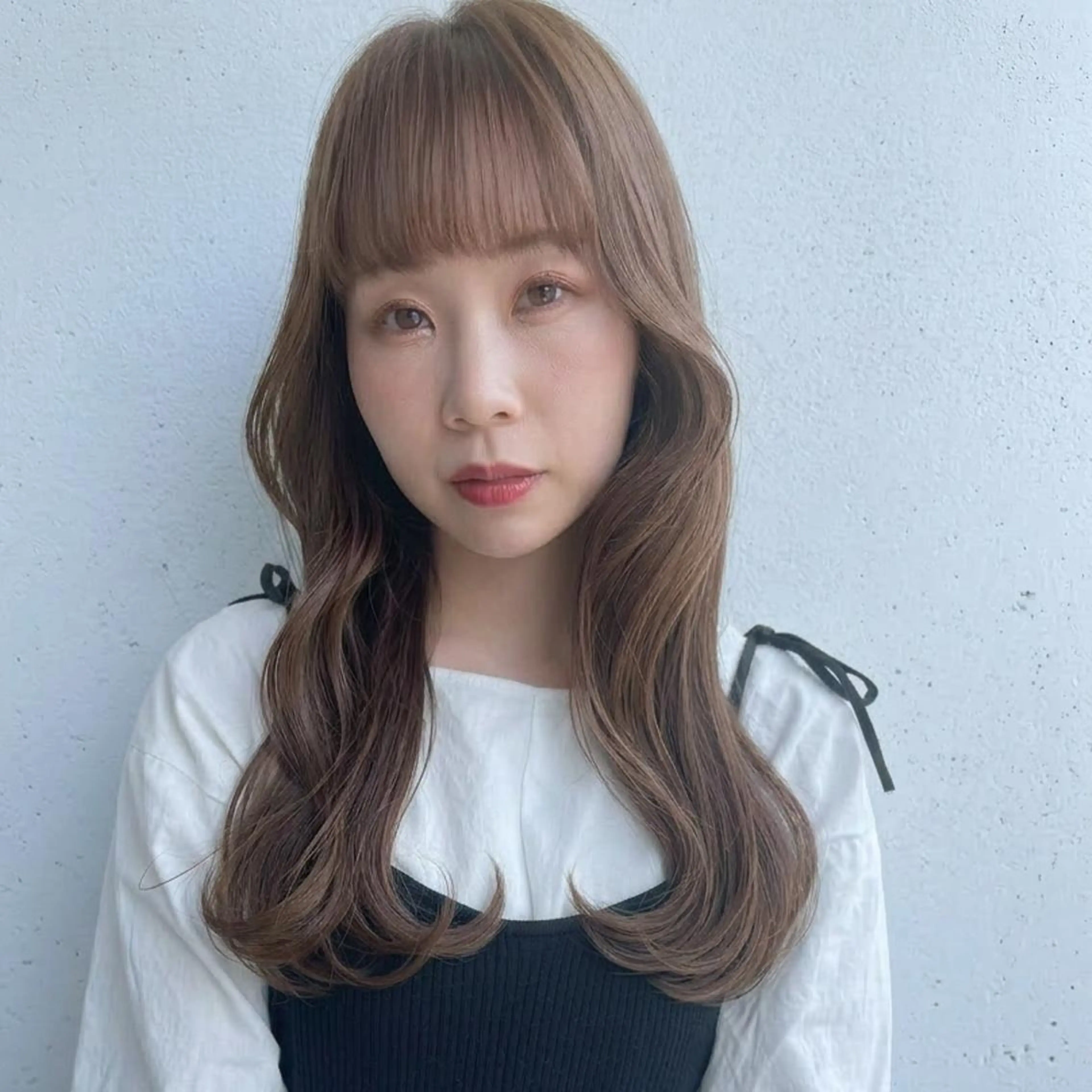 ロング レイヤーカット/韓国 🤎きのした いちかのヘアスタイル