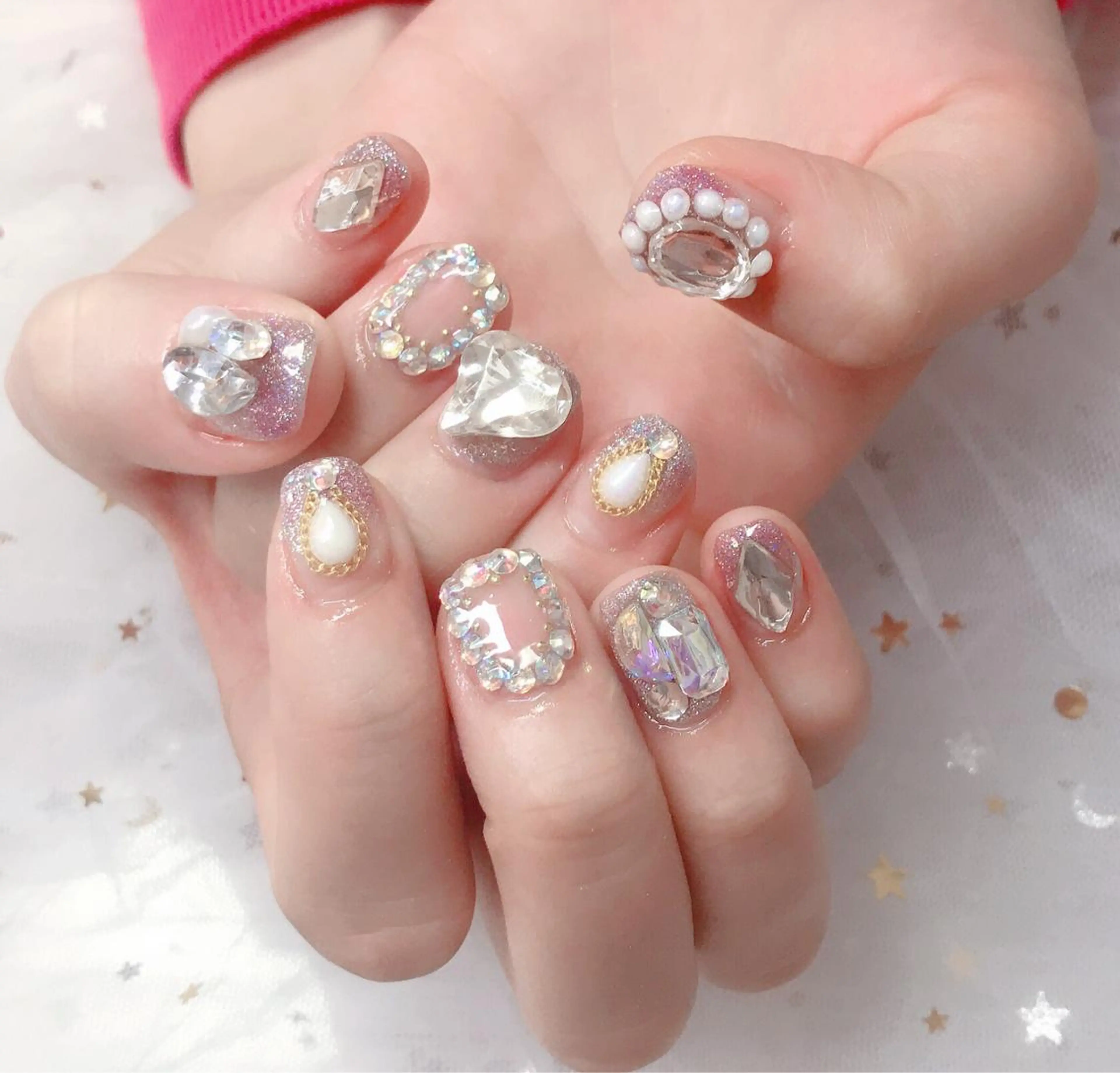 カラー ネイル Q Free nailsのネイルデザイン