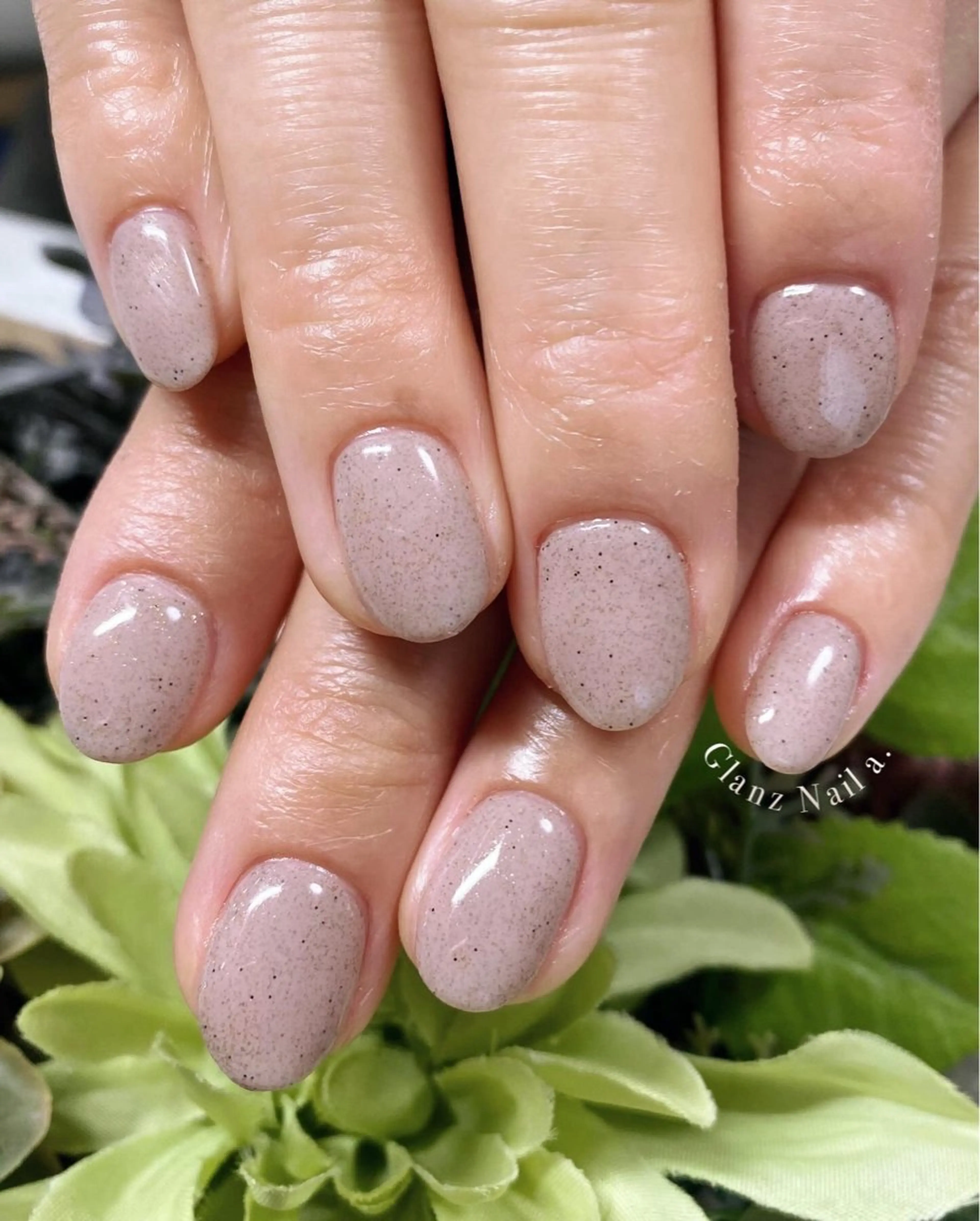 ネイル ゴールド ワンカラーネイル シンプルネイル Glanz  Nail aのネイルデザイン