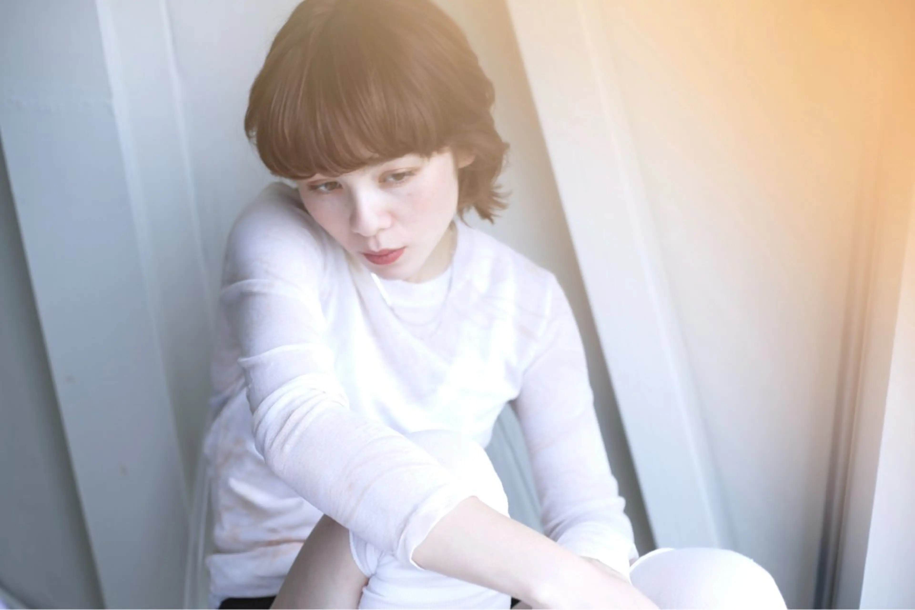 ミディアム カラー 角岡 真帆のヘアスタイル