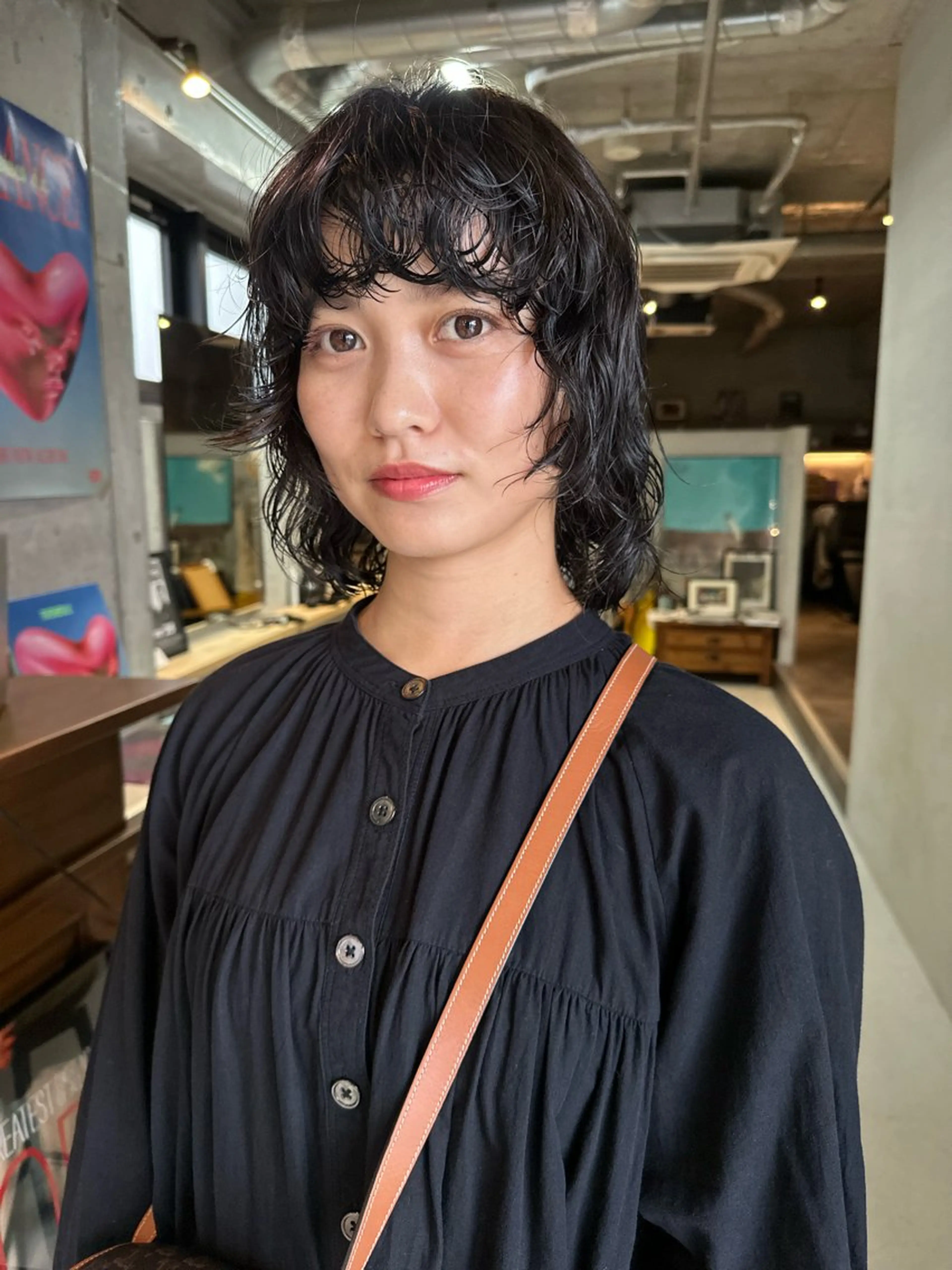 ミディアム カラー パーマ カット ヘアカラー パーマ トリートメント 斎藤祐樹 /レイヤー/パーマのヘアスタイル