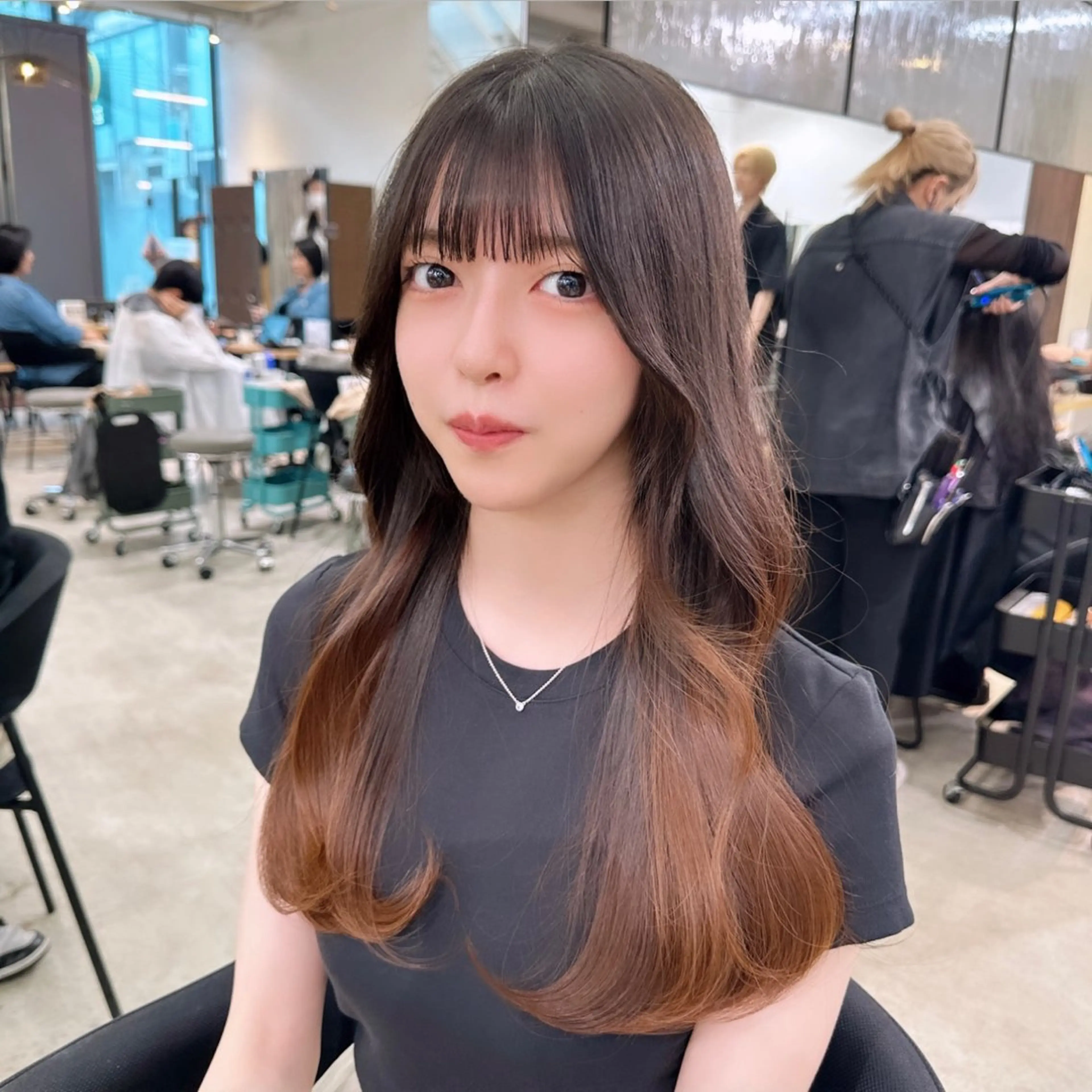 ロング カラー パーマ ヘアアレンジ カット トリートメント ヘアセット FERiCIA.  表参道所属・レイヤーカット 🪄吉野翔悟のヘアスタイル