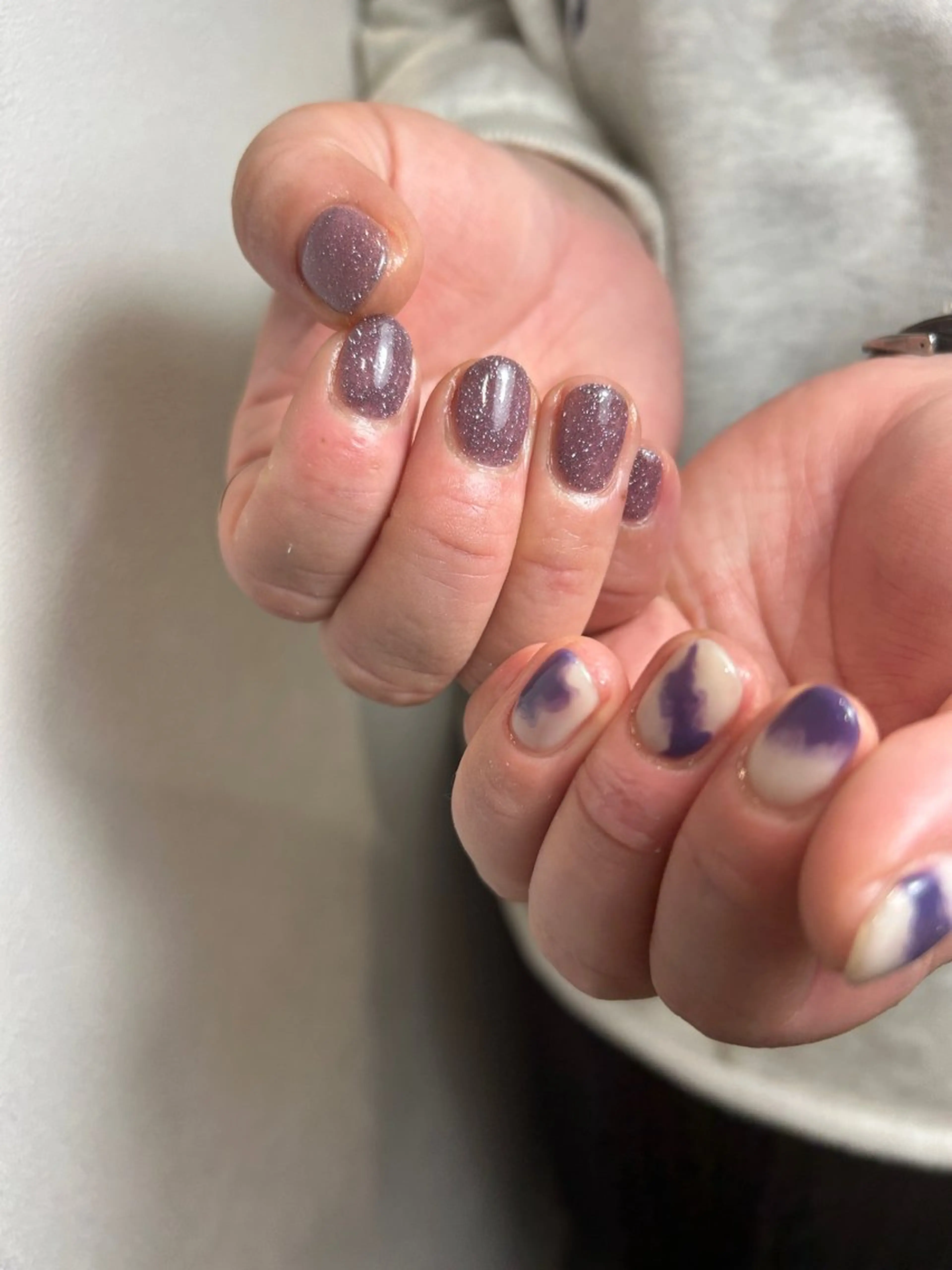 ネイル ハンドネイル NINEnami ニュアンスネイルのネイルデザイン