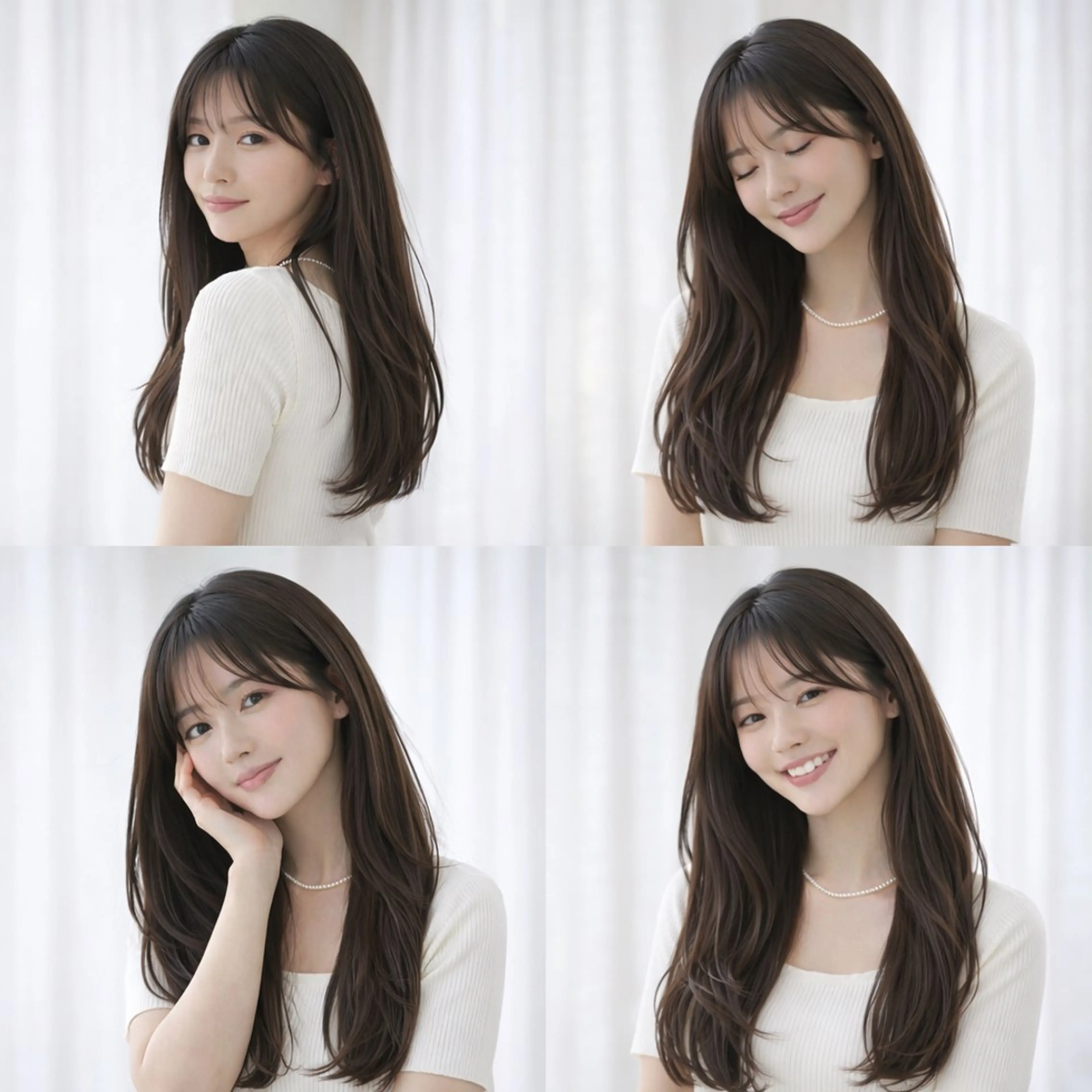 ロング 髪質改善 レイヤーカット トリートメント カット トリートメント ♦️髪質改善美髪矯正 💍谷口克也♦️のヘアスタイル