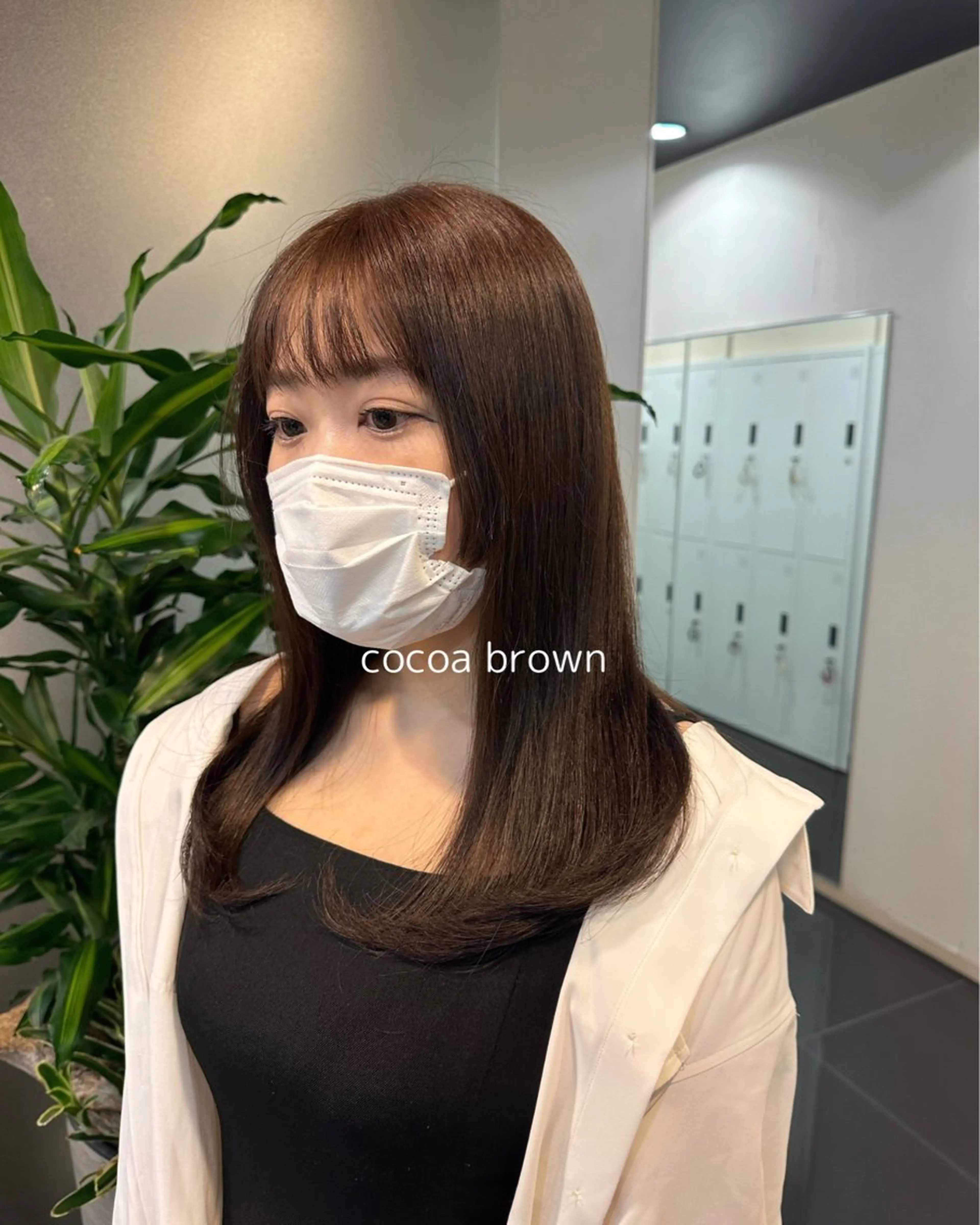 セミロング ミディアム/レイヤー ハイライト/aikaのヘアスタイル