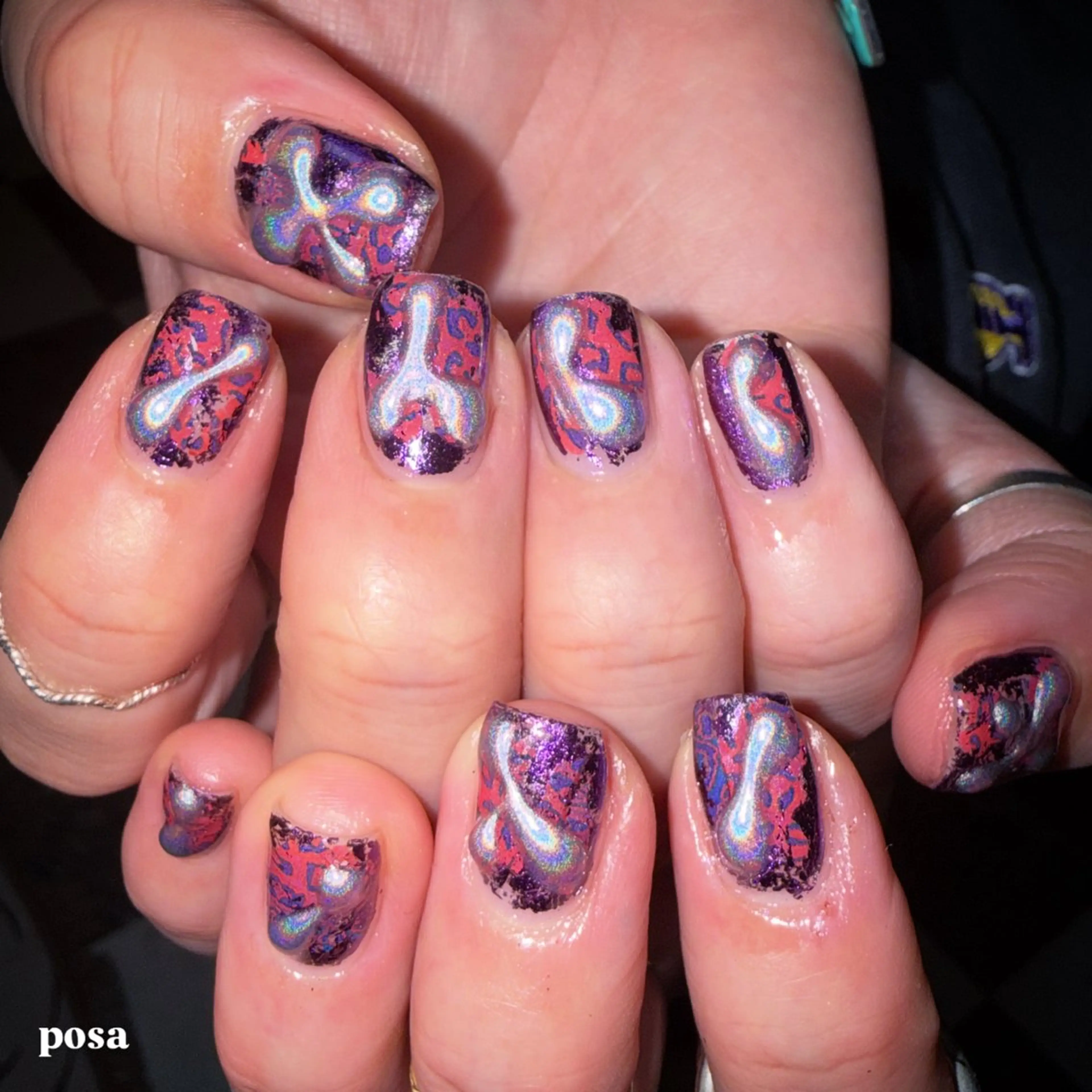 ネイル シンプルネイル ハンドネイル posa nail モエミのネイルデザイン