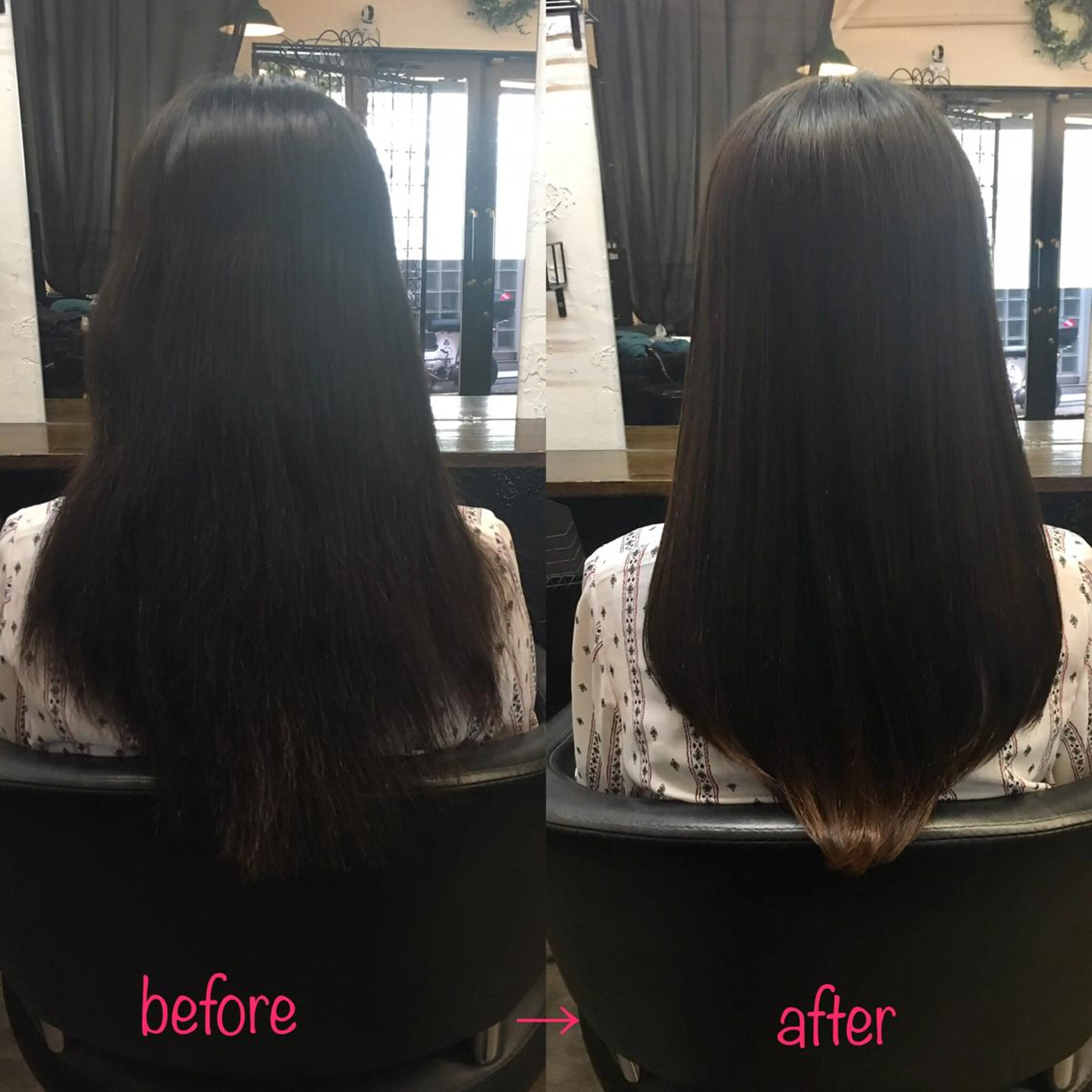 ロング 縮毛矯正 トリートメント 縮毛矯正&髪質改善 MAILHAIRのヘアスタイル