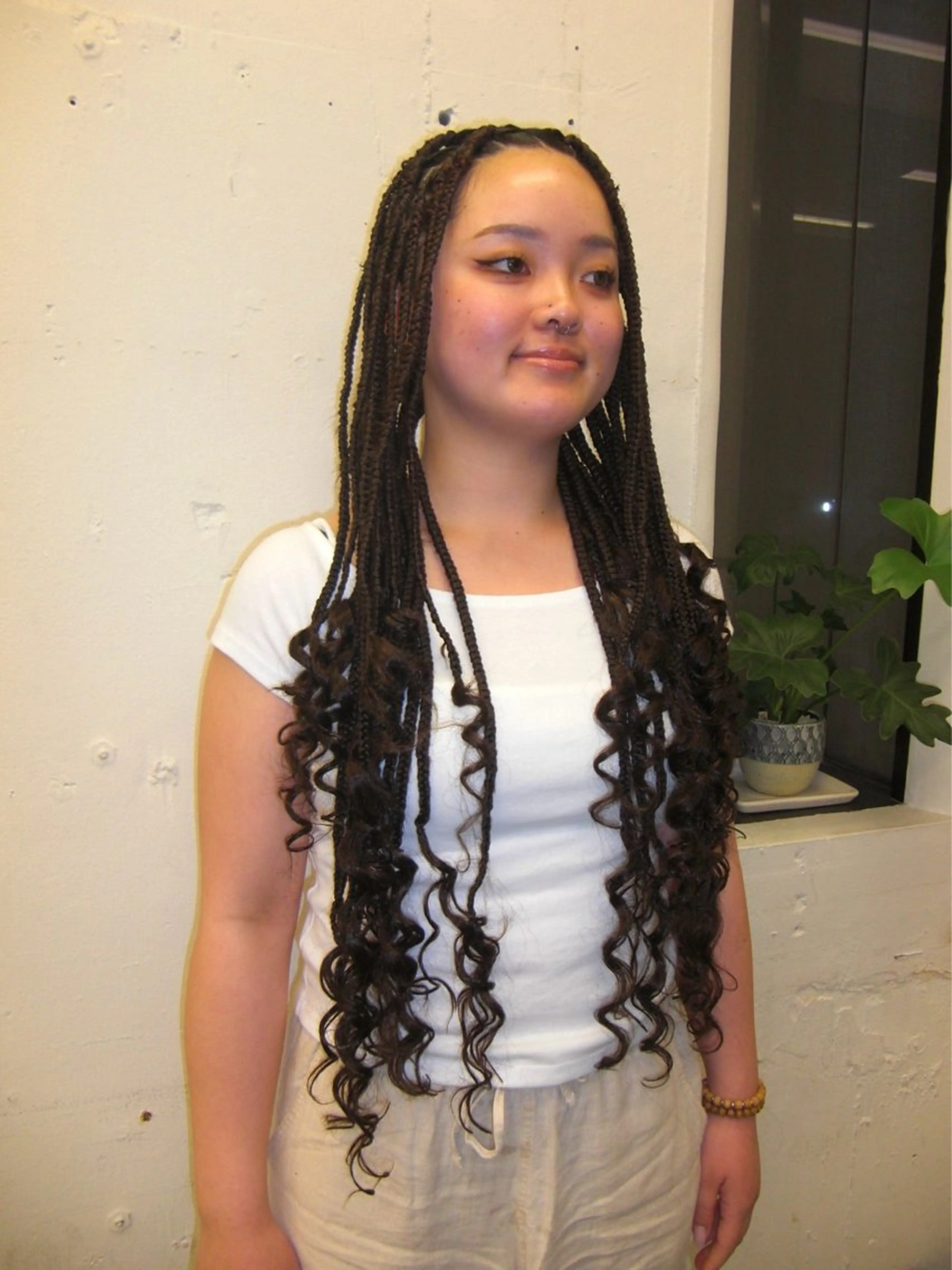 ロング ヘアアレンジ エクステ コーンロウ／ブレイズ SYUのヘアスタイル