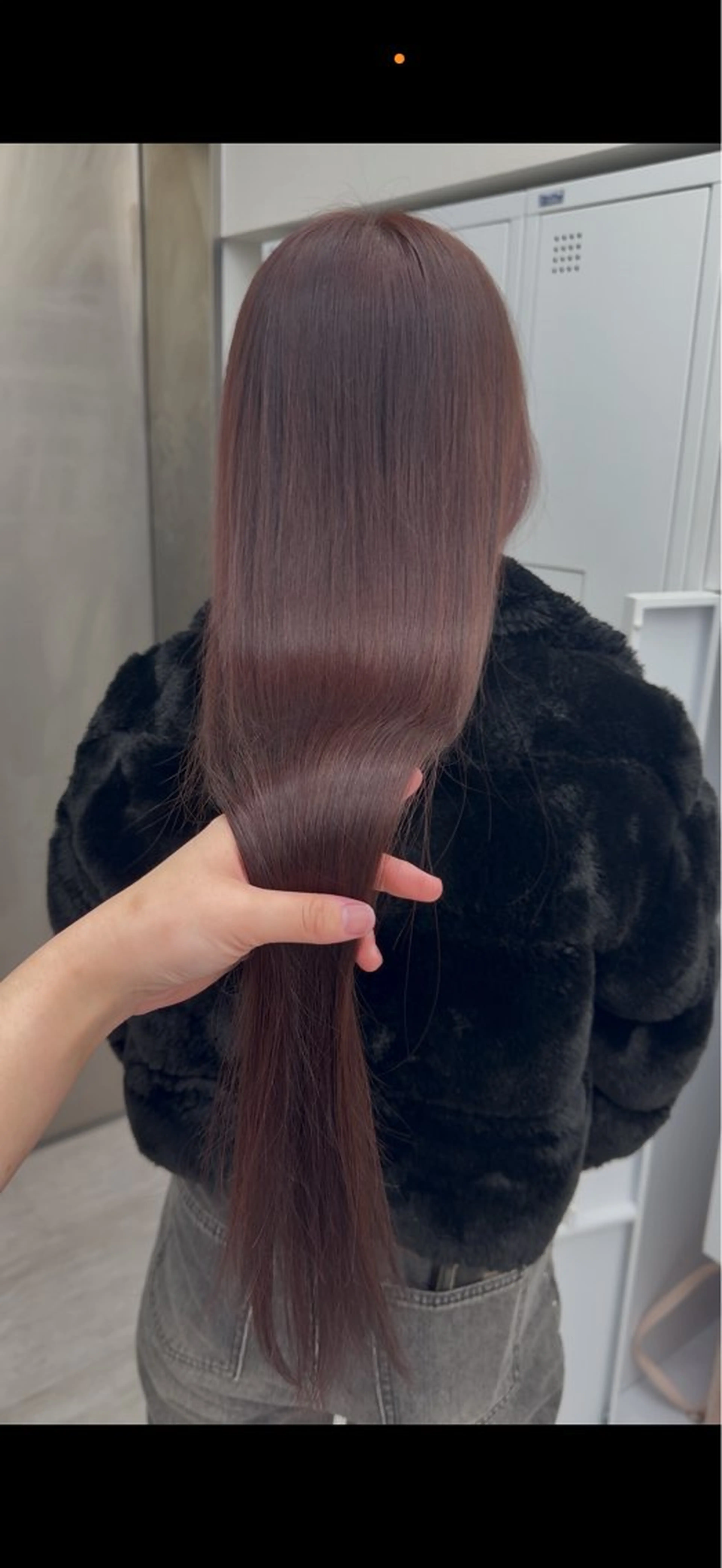 セミロング カラー 透明感カラー ヘアカラー トリートメント 名古屋／ブリーチ無し カラー／小顔カットのヘアスタイル