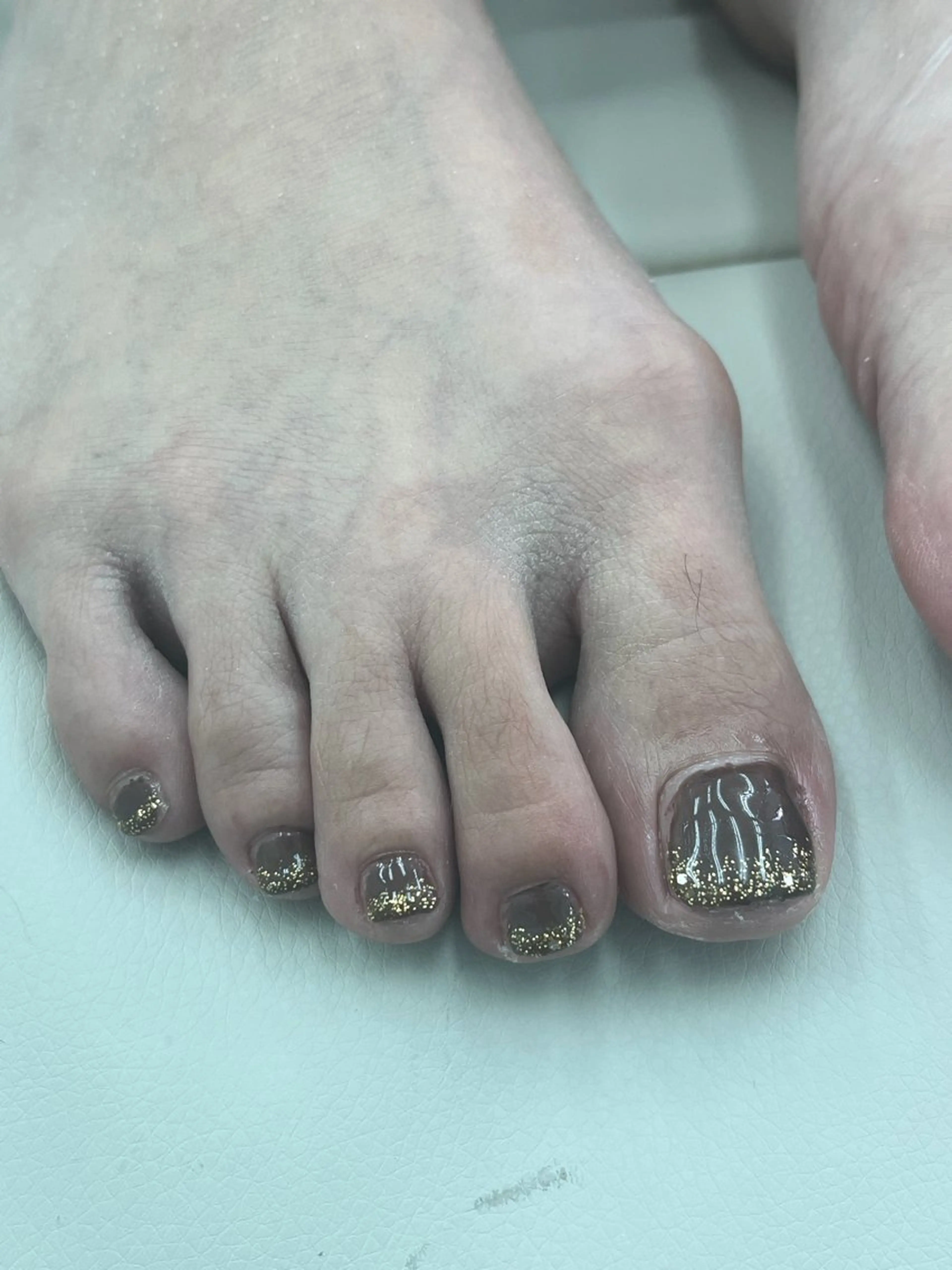 フットジェルネイルワンカラー（ケア、当店オフ）の写真