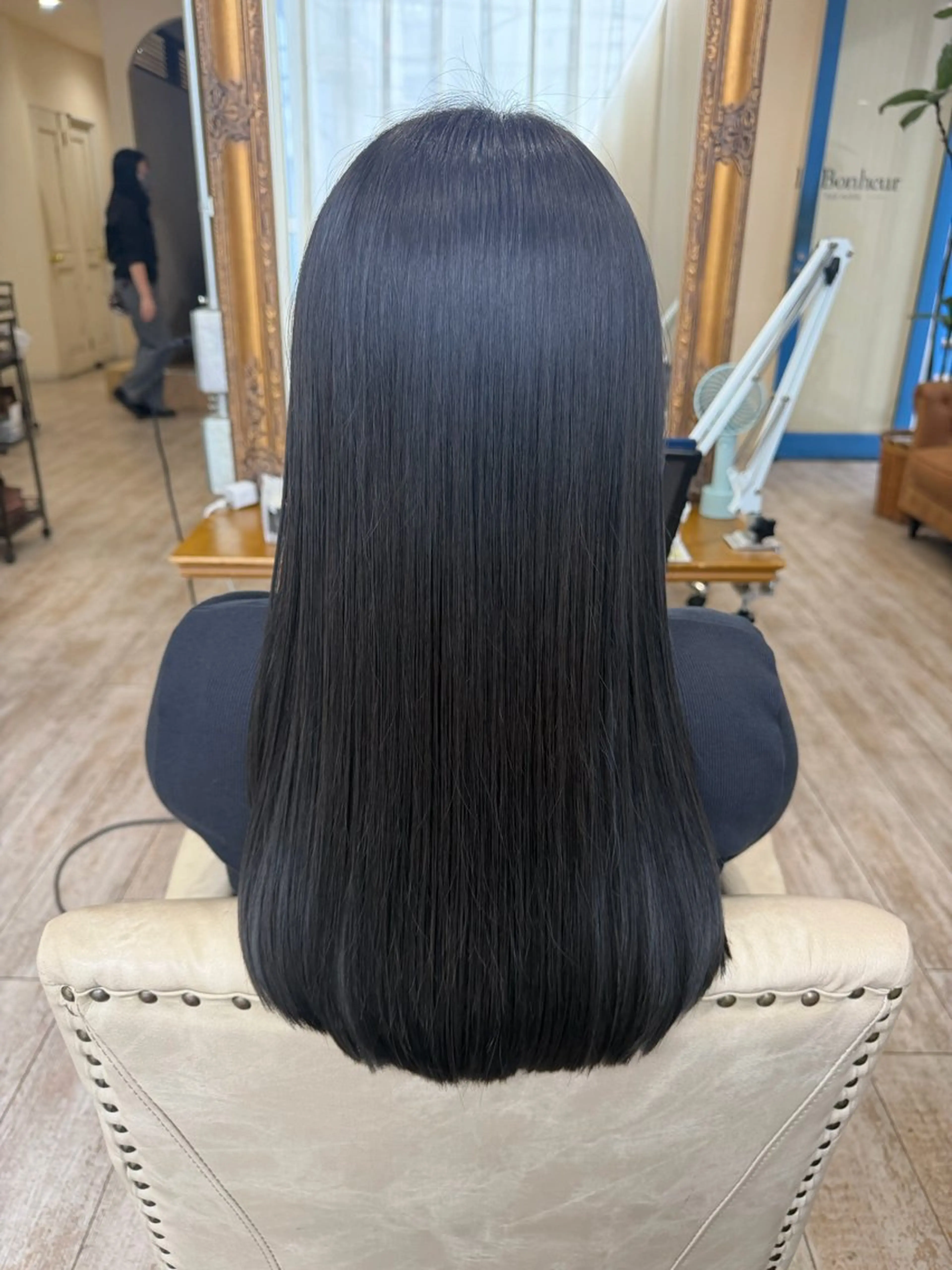 ロング カラー 髪質改善 レイヤーカット ロング カット ヘアカラー 縮毛矯正 トリートメント 新越谷noble店長 松本拓也▶◀*.のヘアスタイル