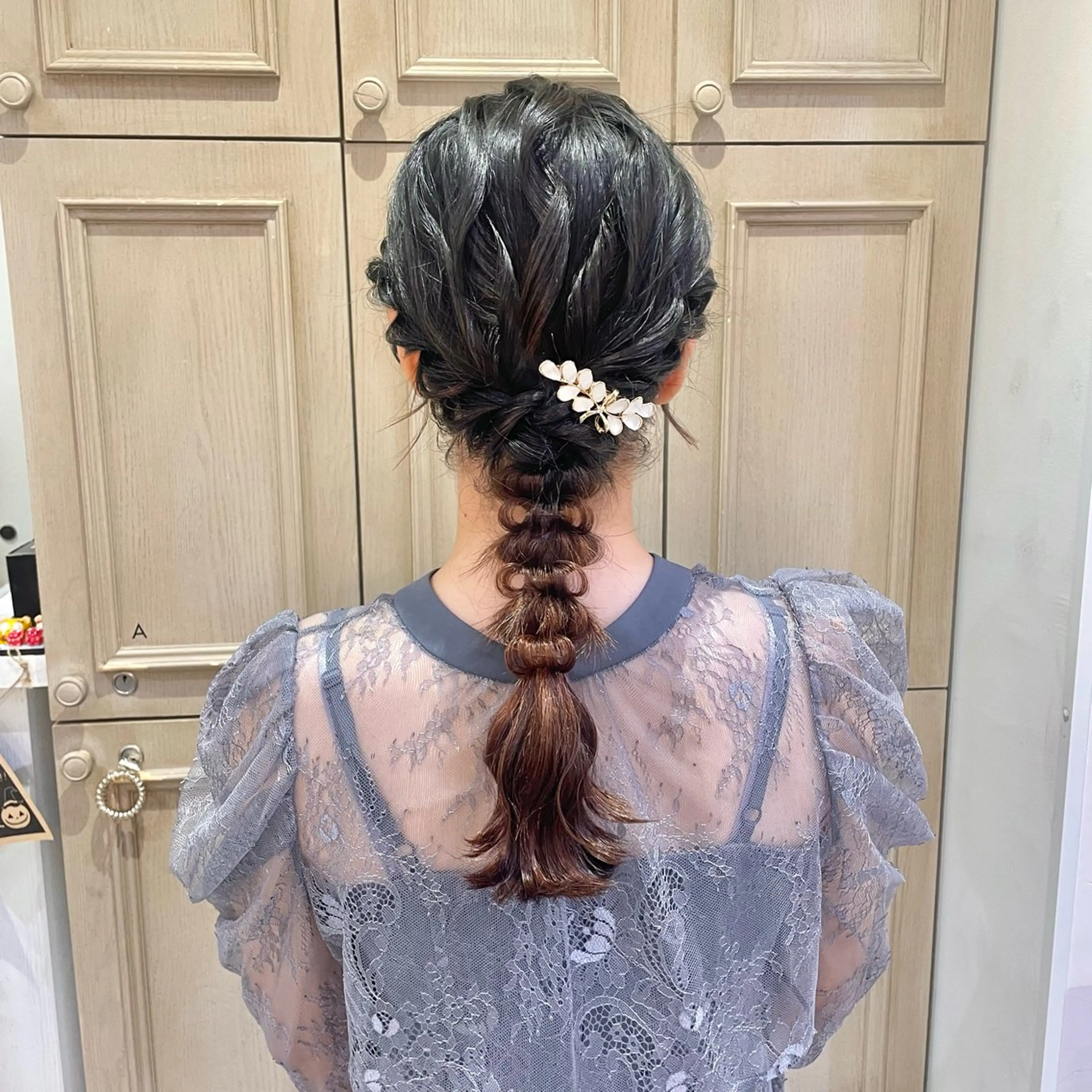 ヘアアレンジ ハイトーンカラー/ 長さだし🐇きょうかのヘアスタイル