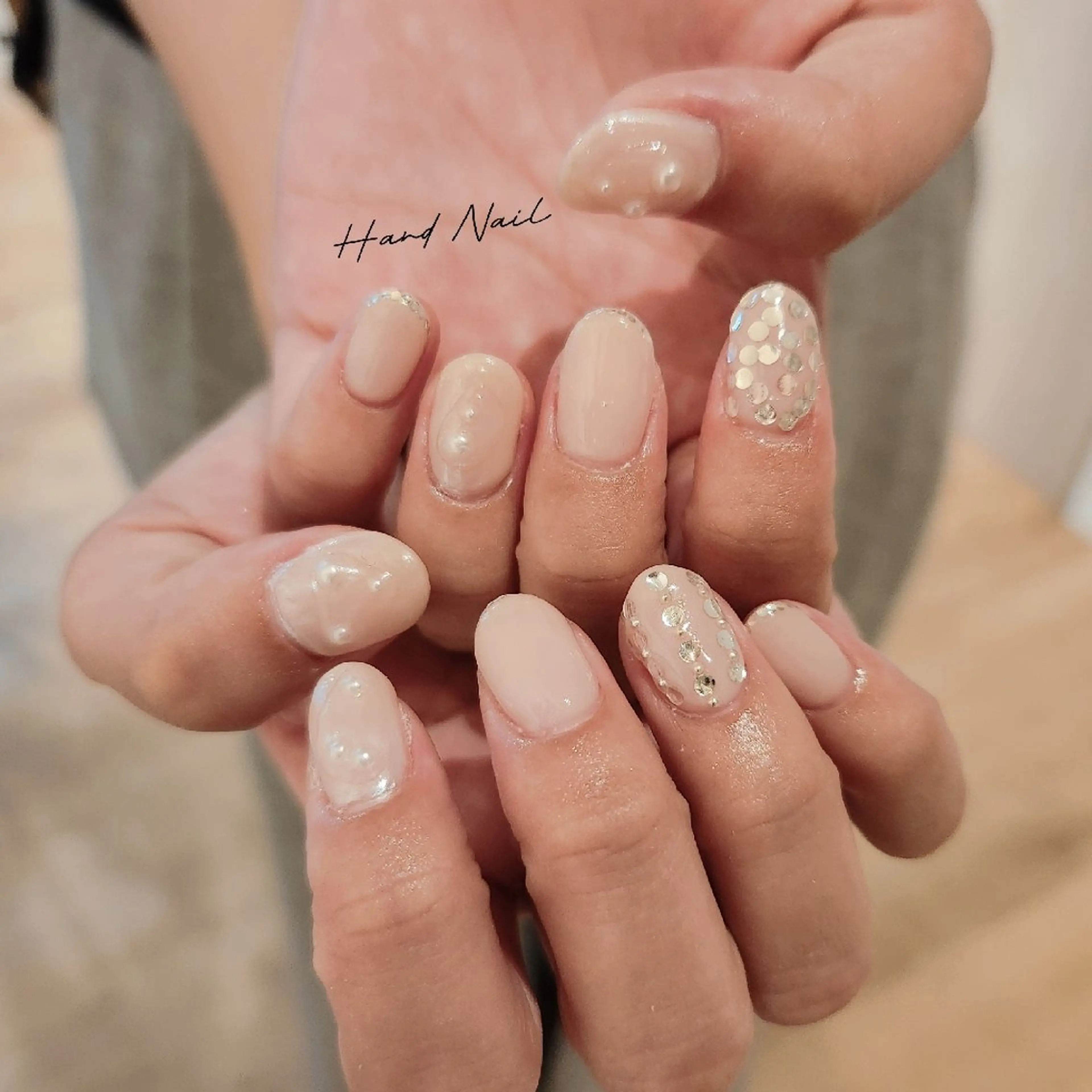 ネイル ホログラムネイル キラキラネイル 持ち込み Bianca名駅店 あゆのネイルデザイン