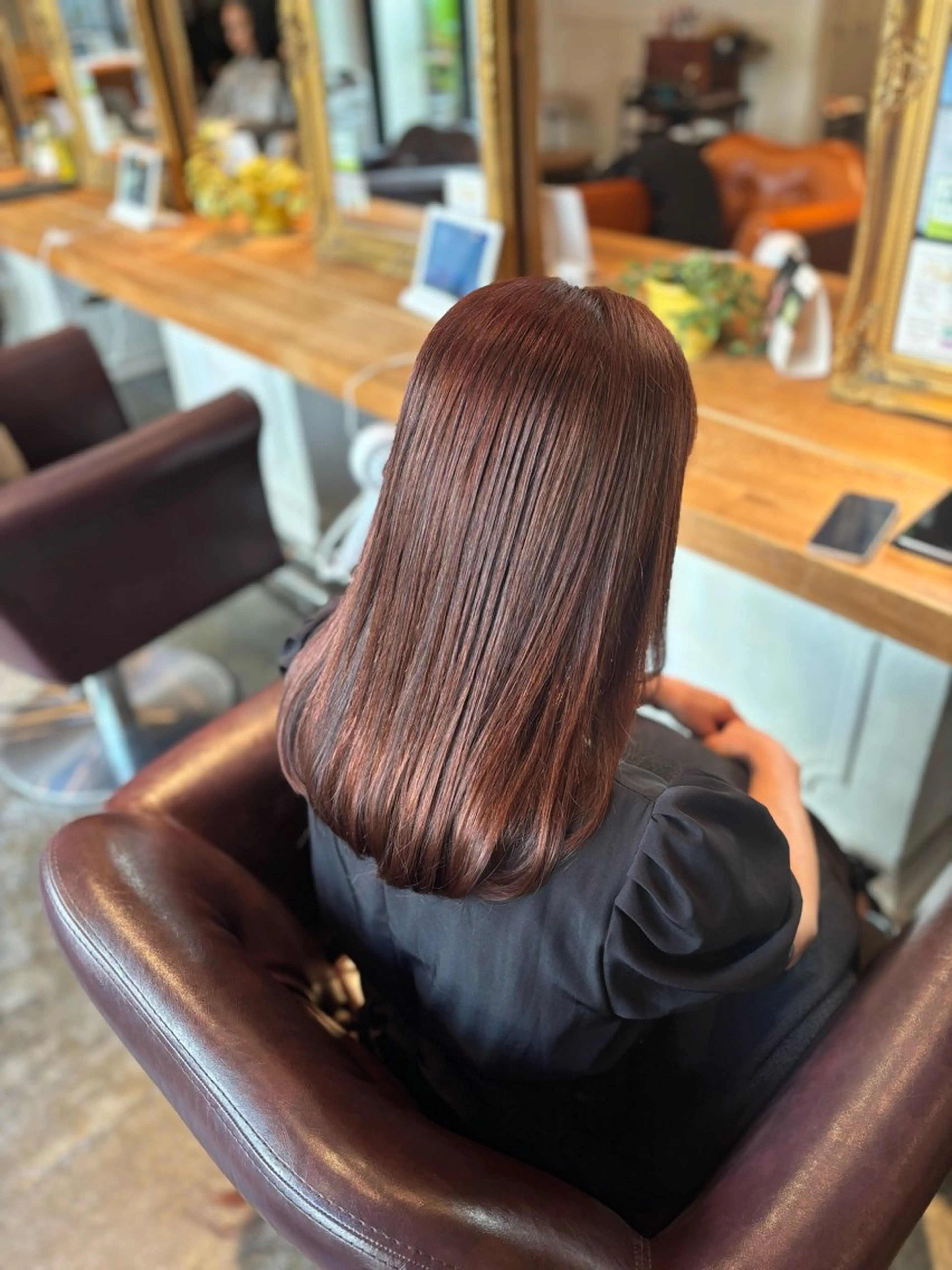 カラー 髪質改善カラー ブラウン🤎YUMEのヘアスタイル