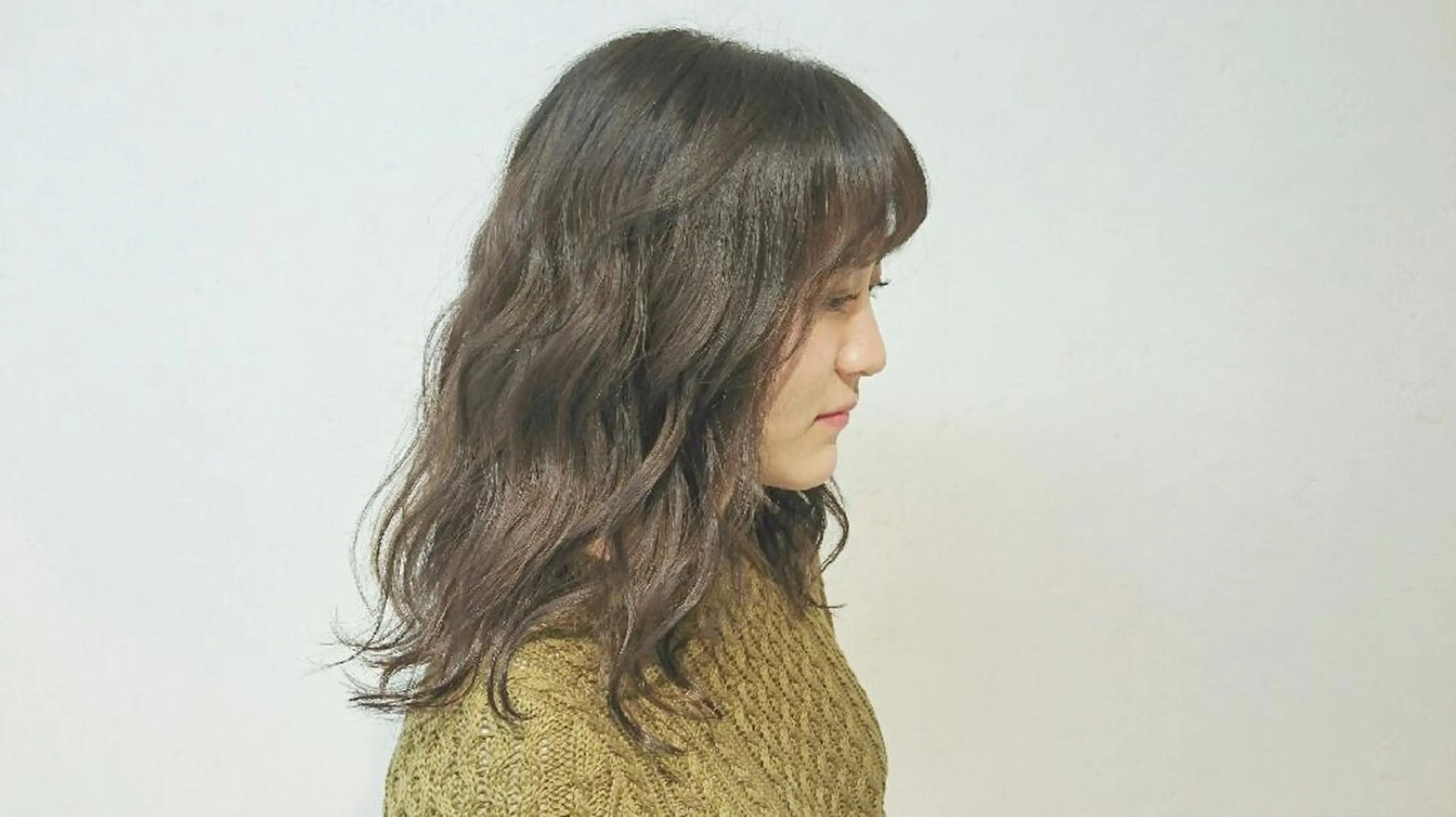 セミロング ロング トリートメント 透明感ハイライト◎ 伊藤夏海のヘアスタイル