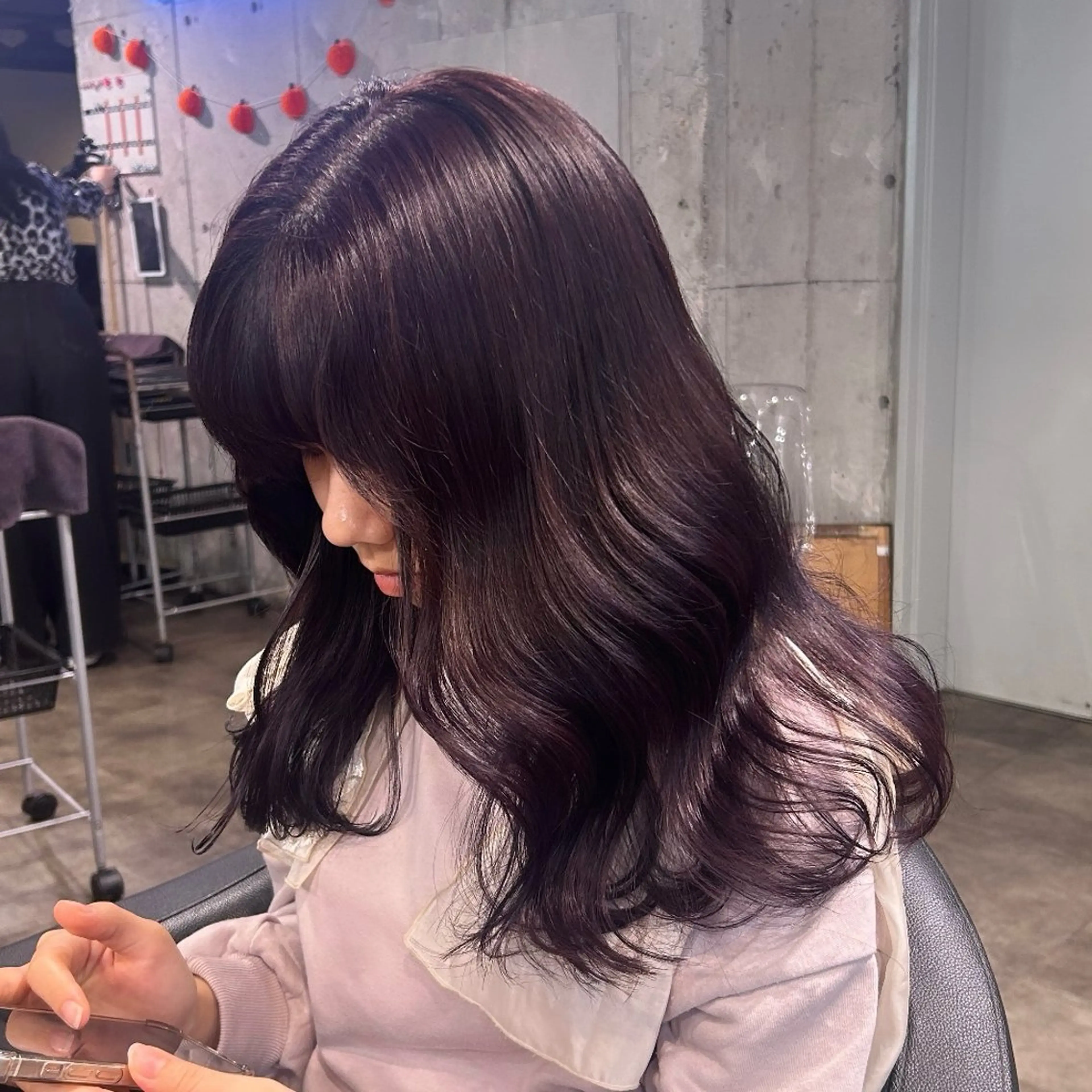 セミロング カラー IS所属・横浜美容室/透明感 カラー/レイヤーのヘアスタイル