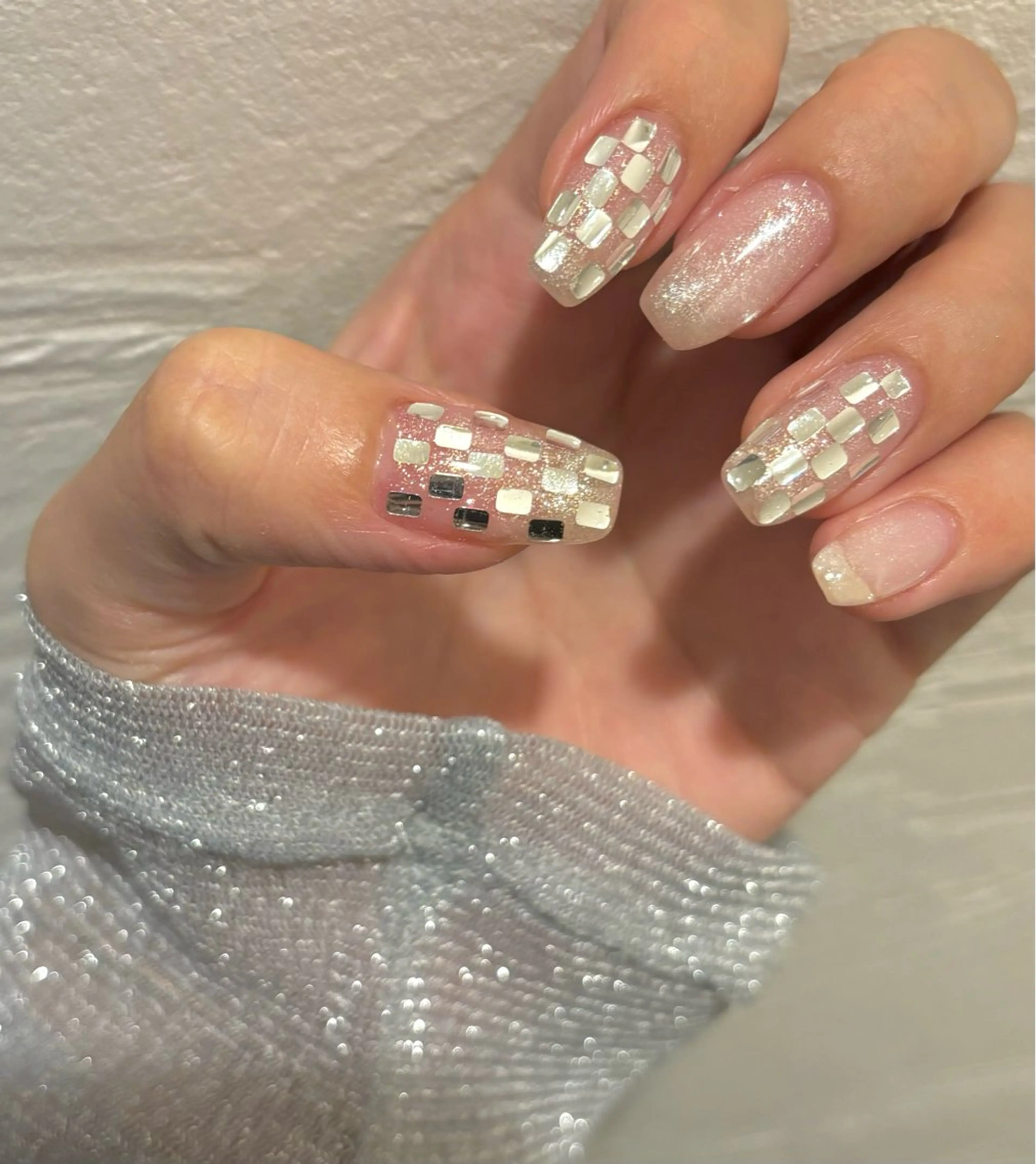 ネイル ミラーネイル ハンドネイル epanouir mihoのネイルデザイン