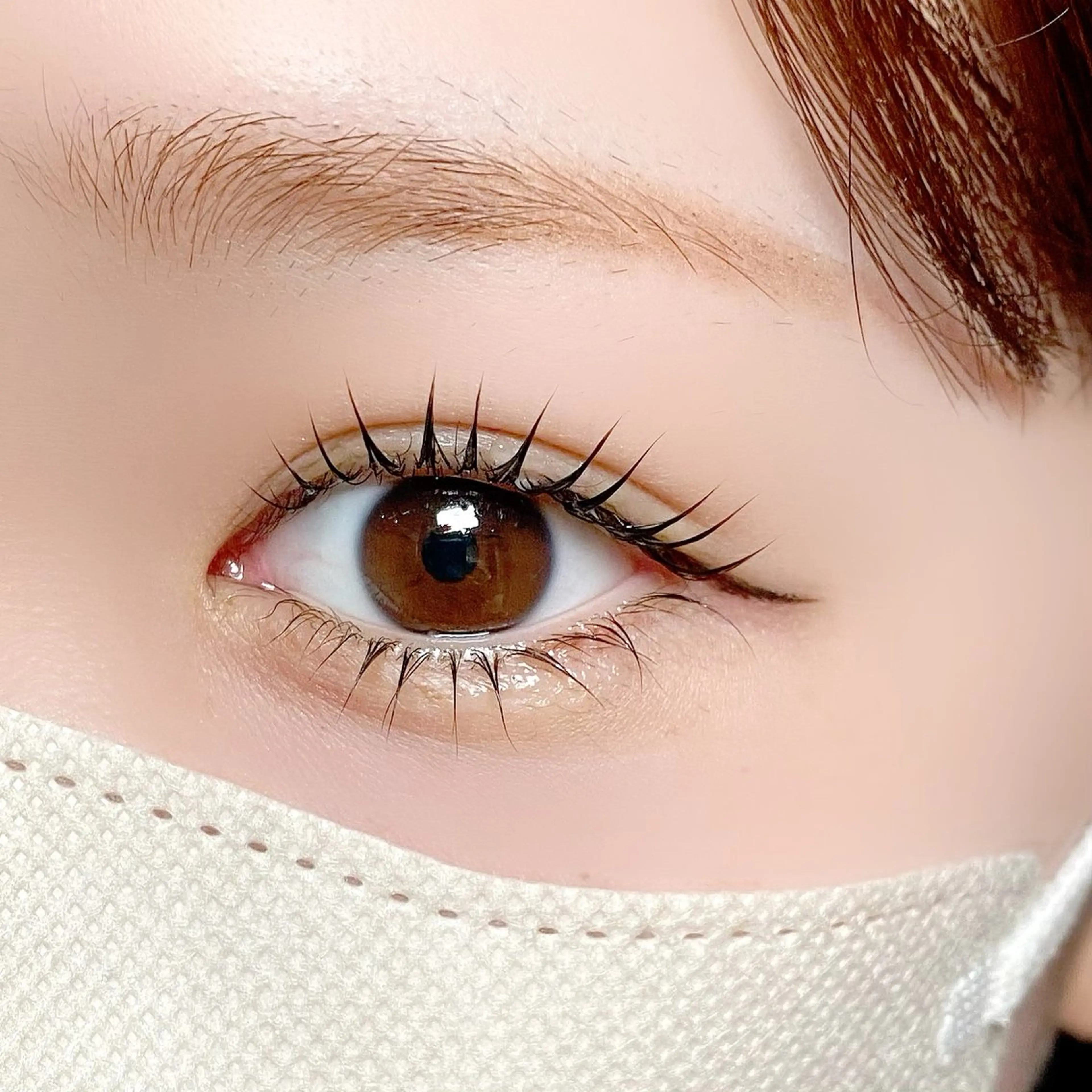 マツエク・マツパ 束感まつ毛 フラットラッシュ 韓国風マツエク パリジェンヌラッシュリフト ボリュームラッシュ マツパ パリジェンヌ上下 恵比寿ayakaのマツエク・マツパデザイン