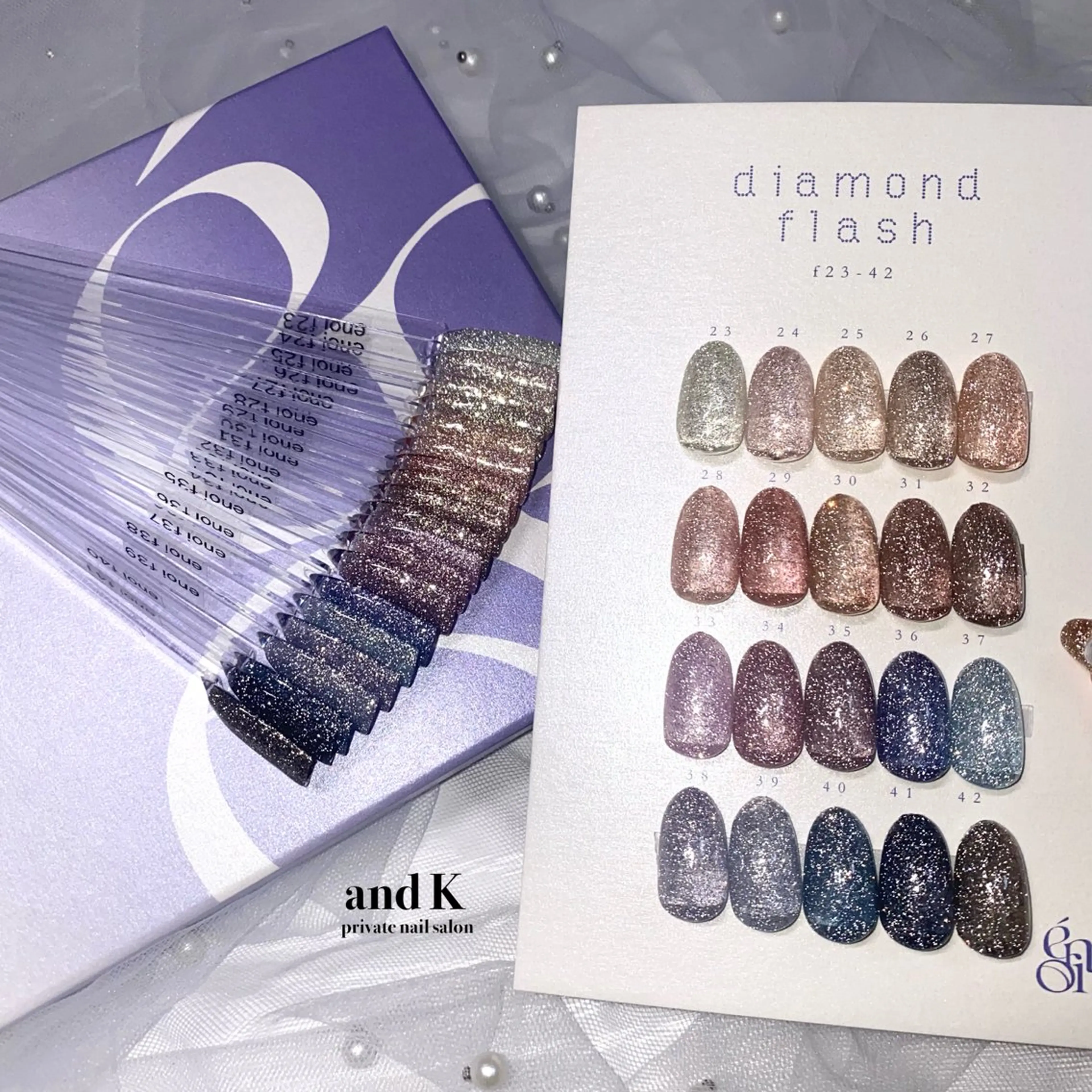 ネイル フラッシュネイル andK nail salonのネイルデザイン