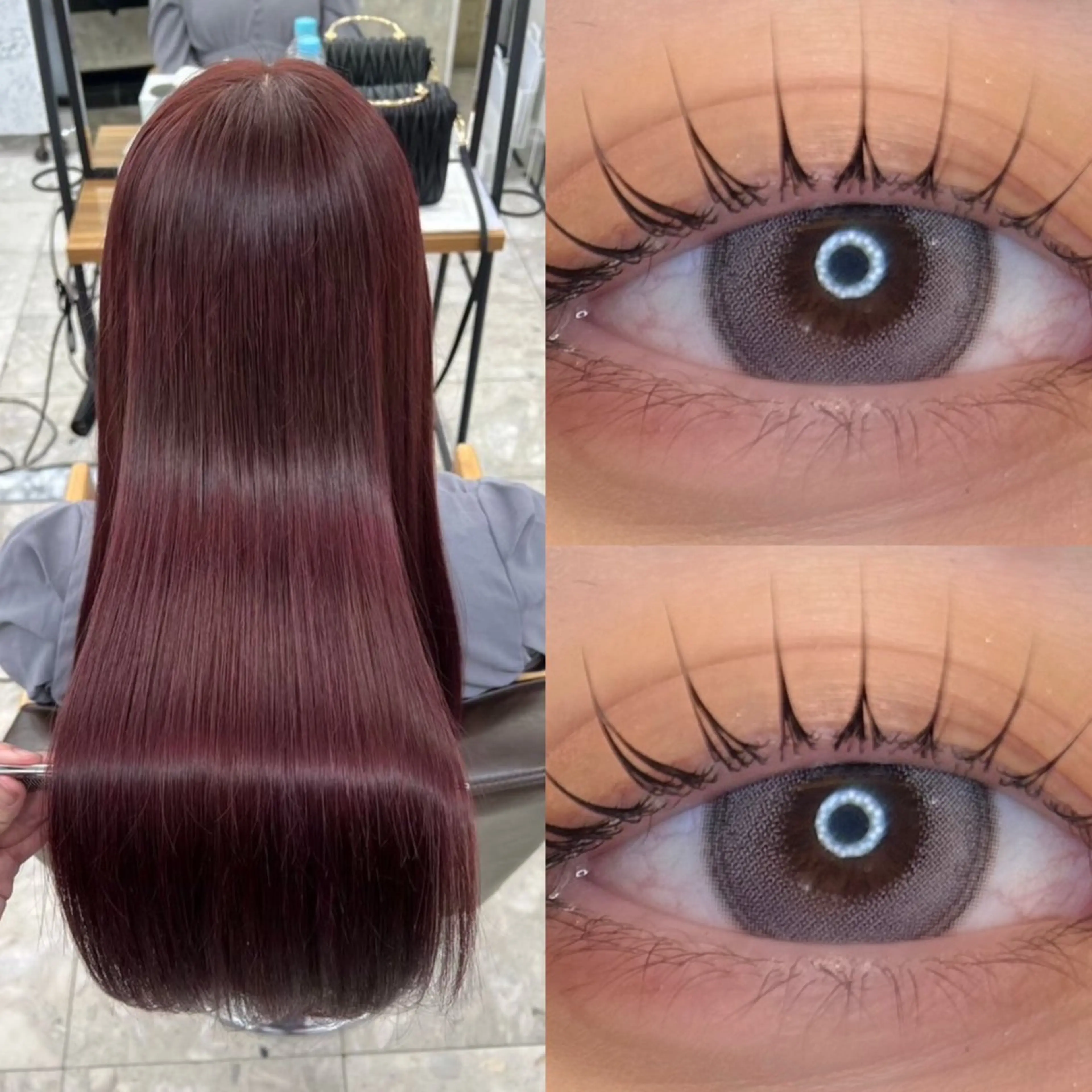 練習モデル🤍🫧ワンカラー&まつ毛パーマ🫧🤍【口コミサービスまつ毛パーマコーティング付き♪.＊°】の写真