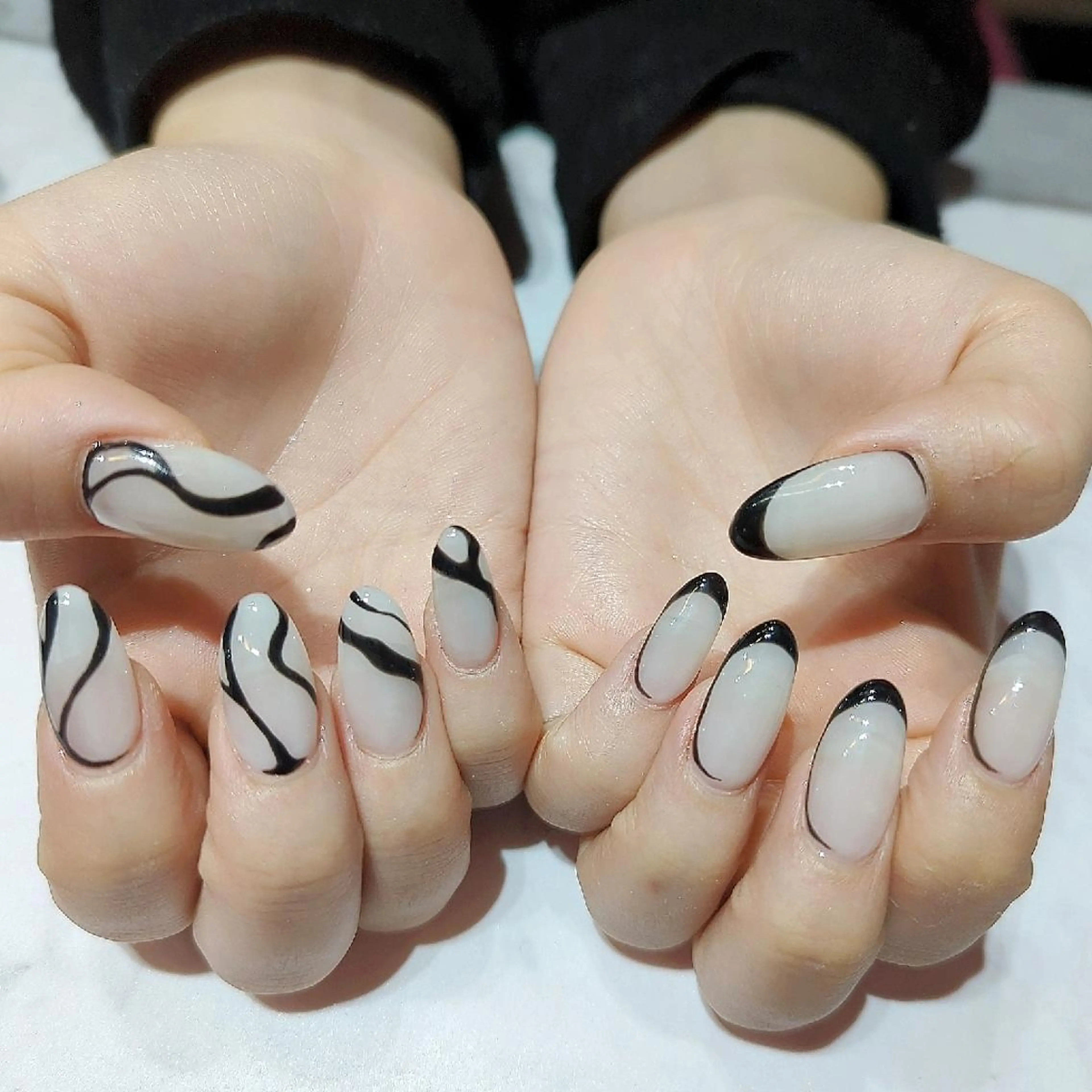 ネイル ハンドネイル あ きのネイルデザイン