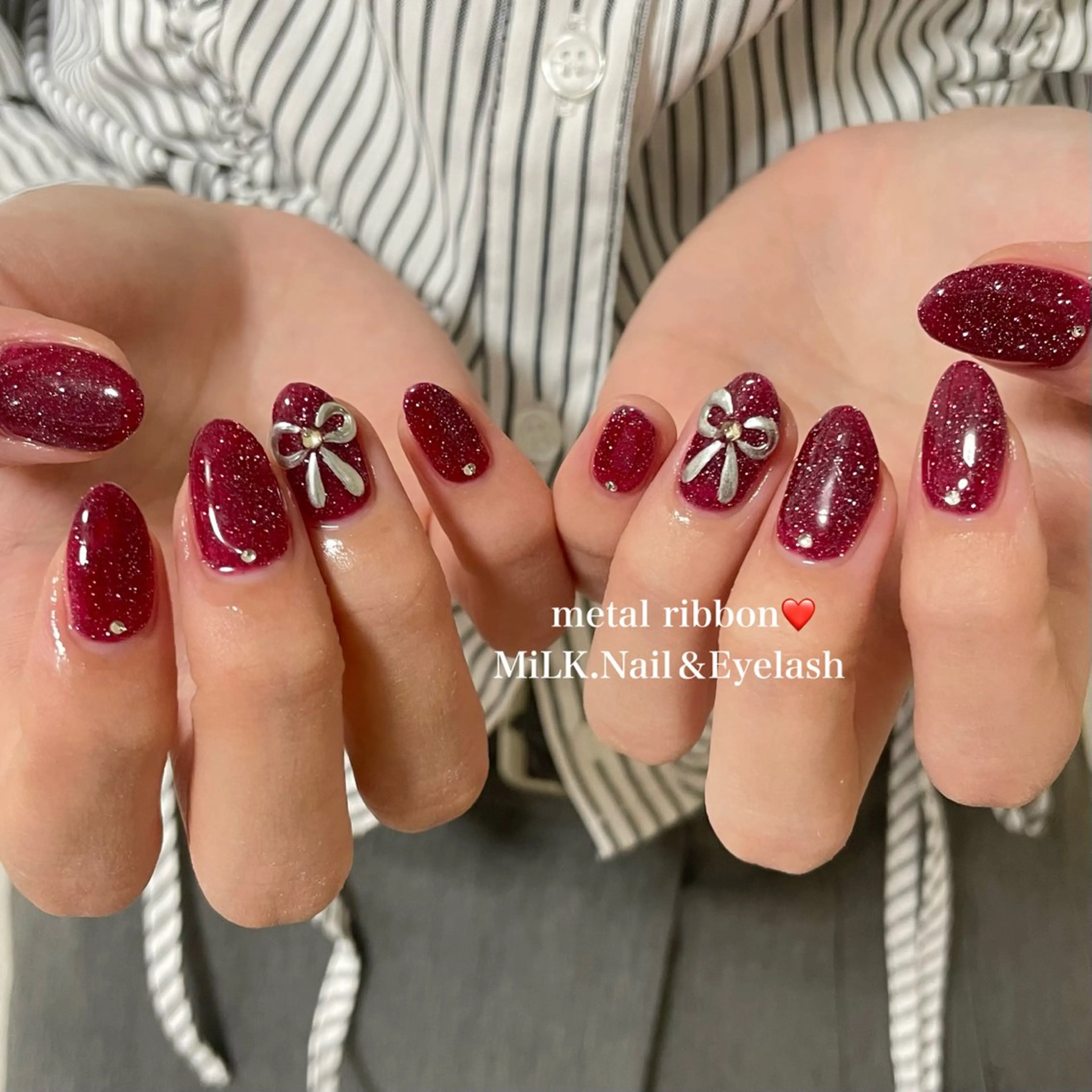 ネイル ハンドネイル MiLK.   Nail&Eyelash所属・MiLK. wakaのマツエク・マツパデザイン