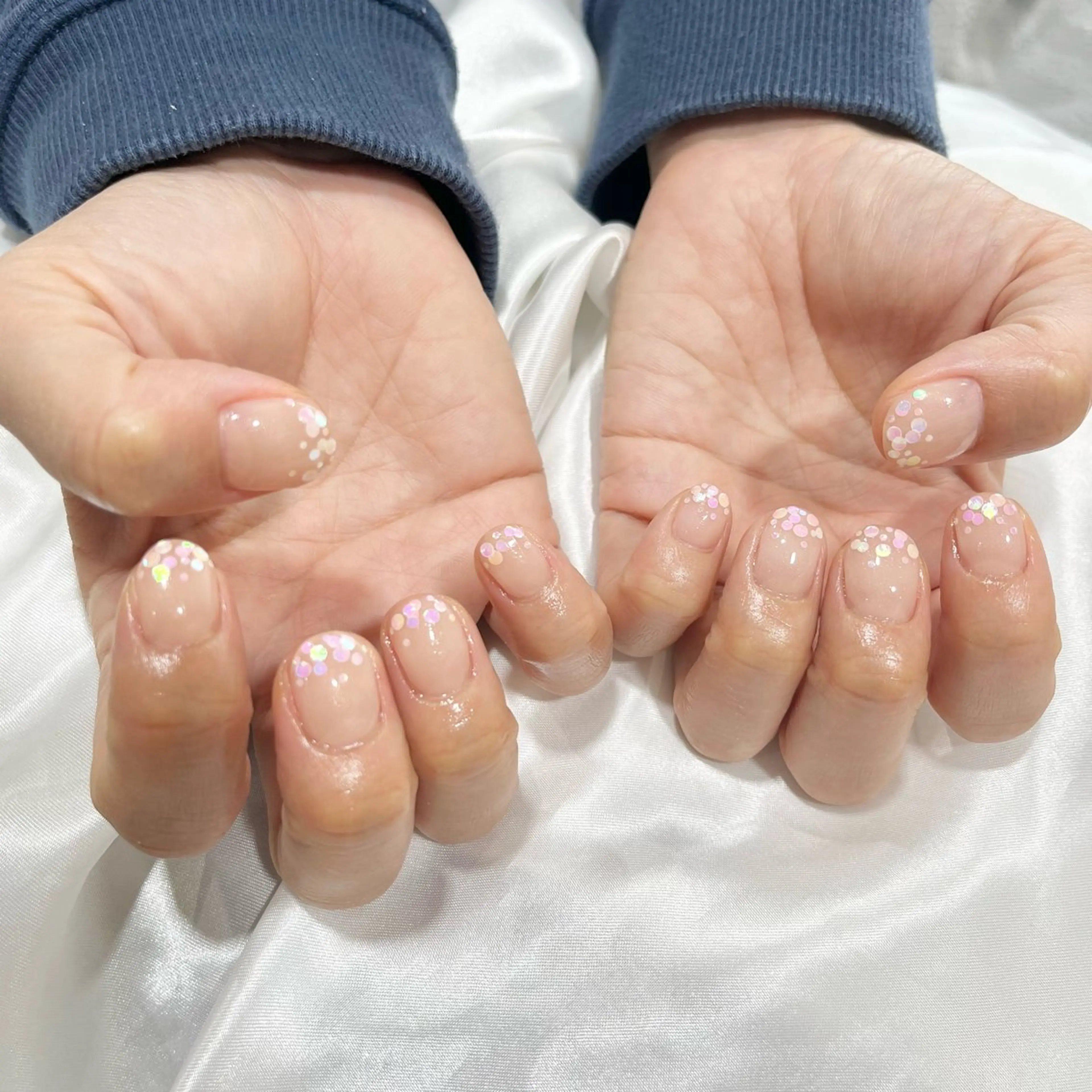 ネイル グラデーション ホログラムネイル ハンドネイル フットネイル nailsister ただのネイルデザイン