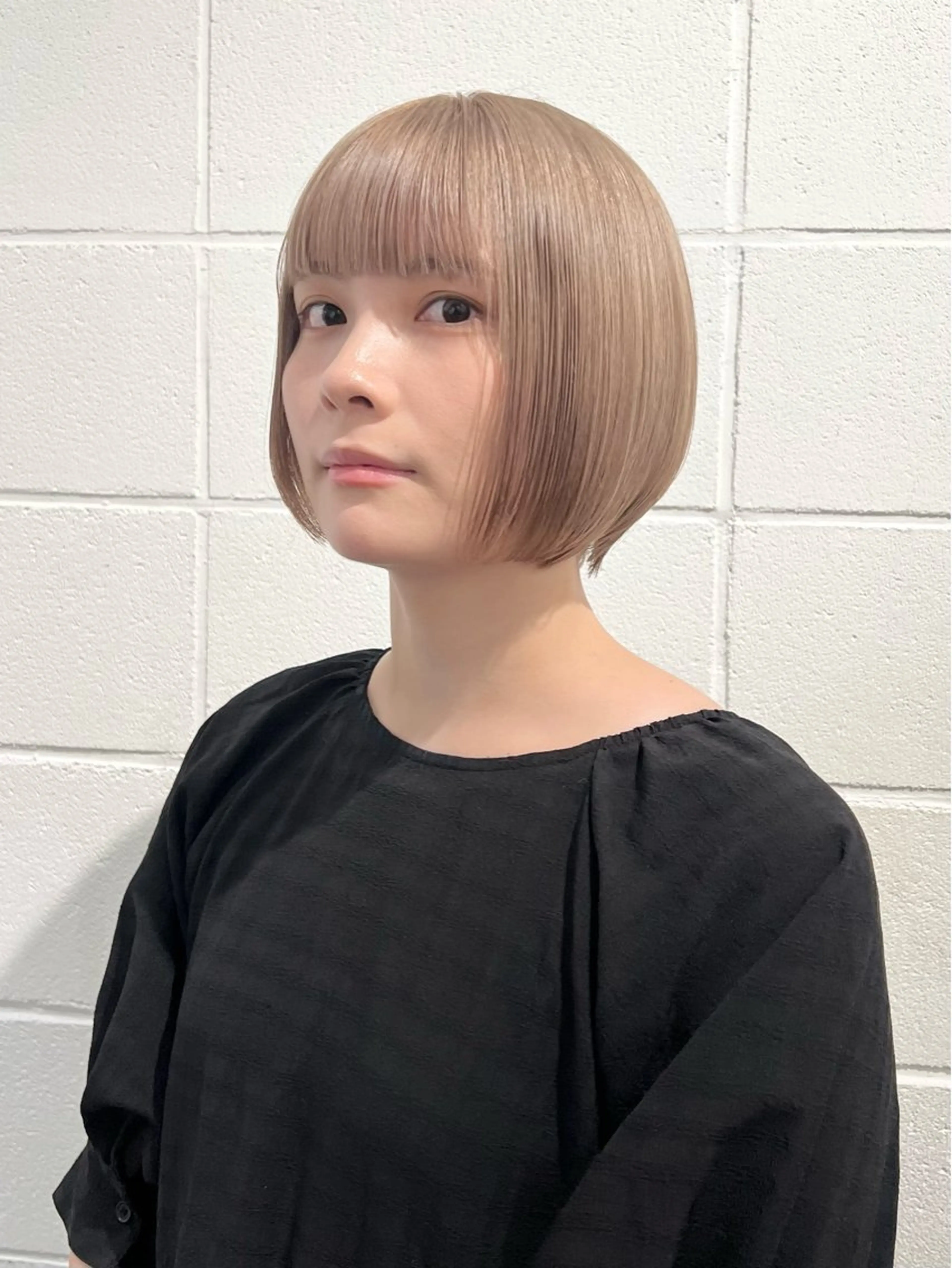ショート カラー カット ヘアカラー トリートメント HARU//原宿🤍 リピート率NO.1のヘアスタイル