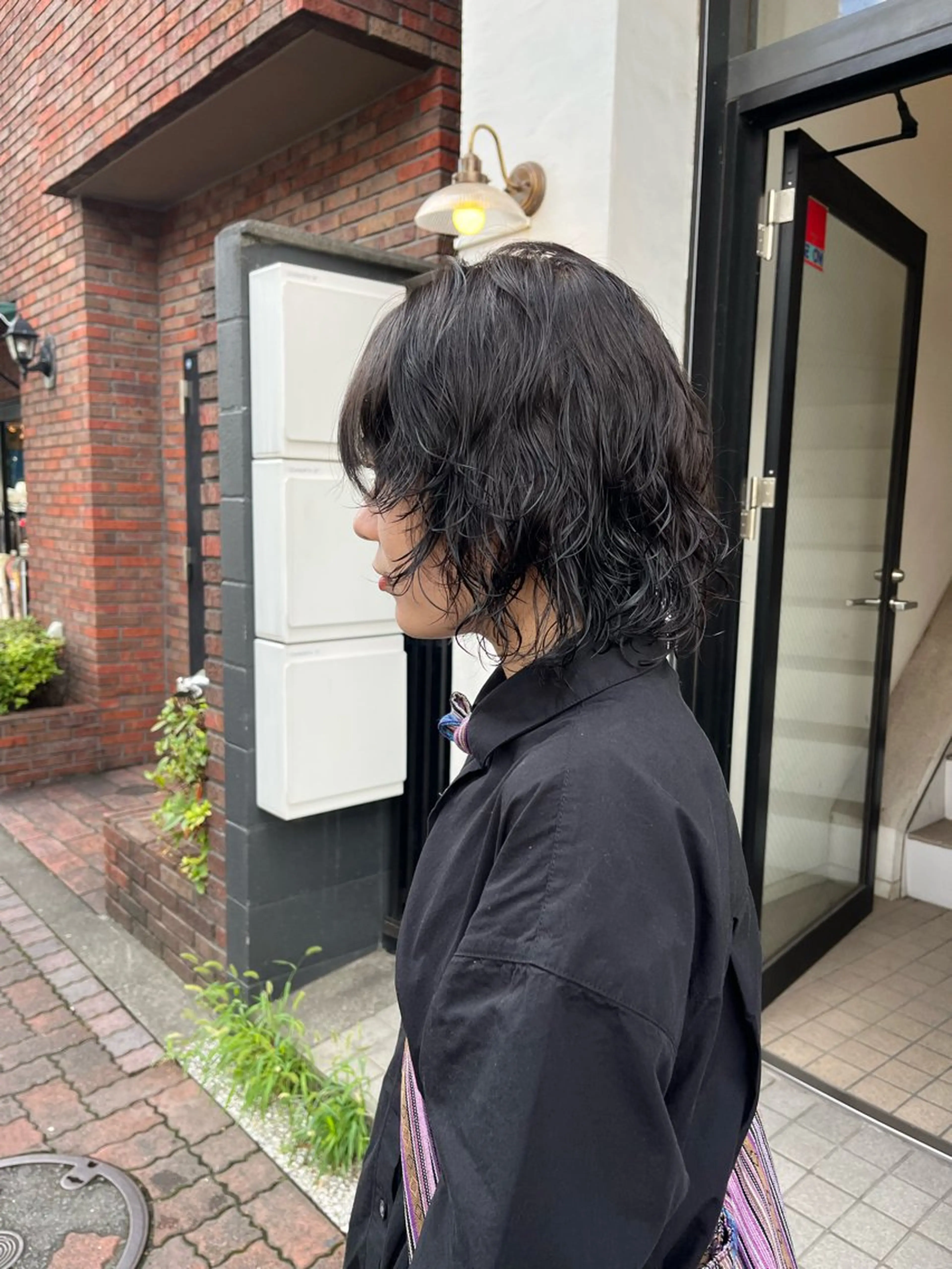 ショート カラー 黒髪 透明感カラー 上品な暖色/丸みボブ Chie🪷のヘアスタイル